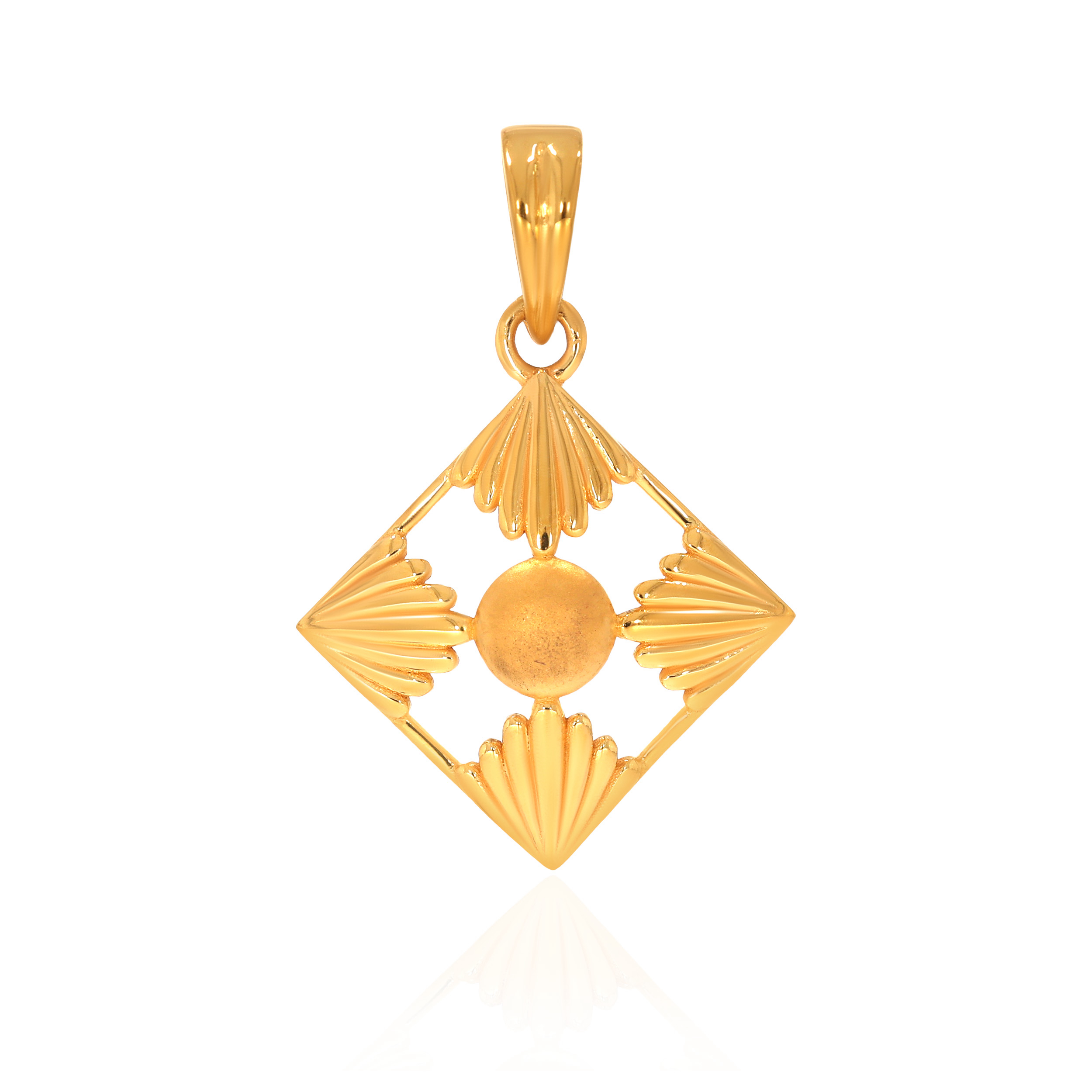 22 KT Yellow Gold Pendant-GPN-SAD0005210 - Senco Gold and Diamonds