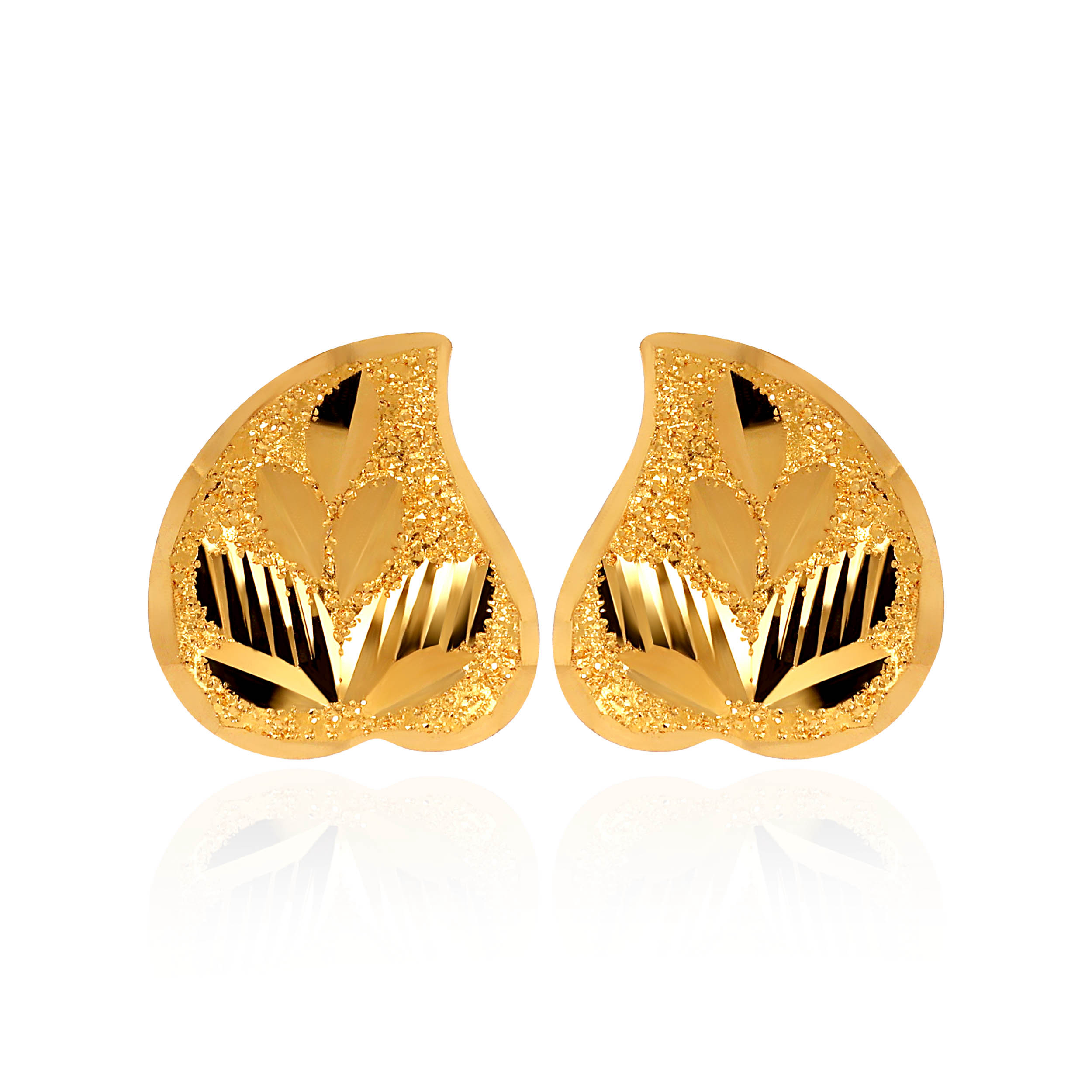 22K Yellow Gold Gold Studs Earrings-GP-D000659478 - Senco Gold and Diamonds