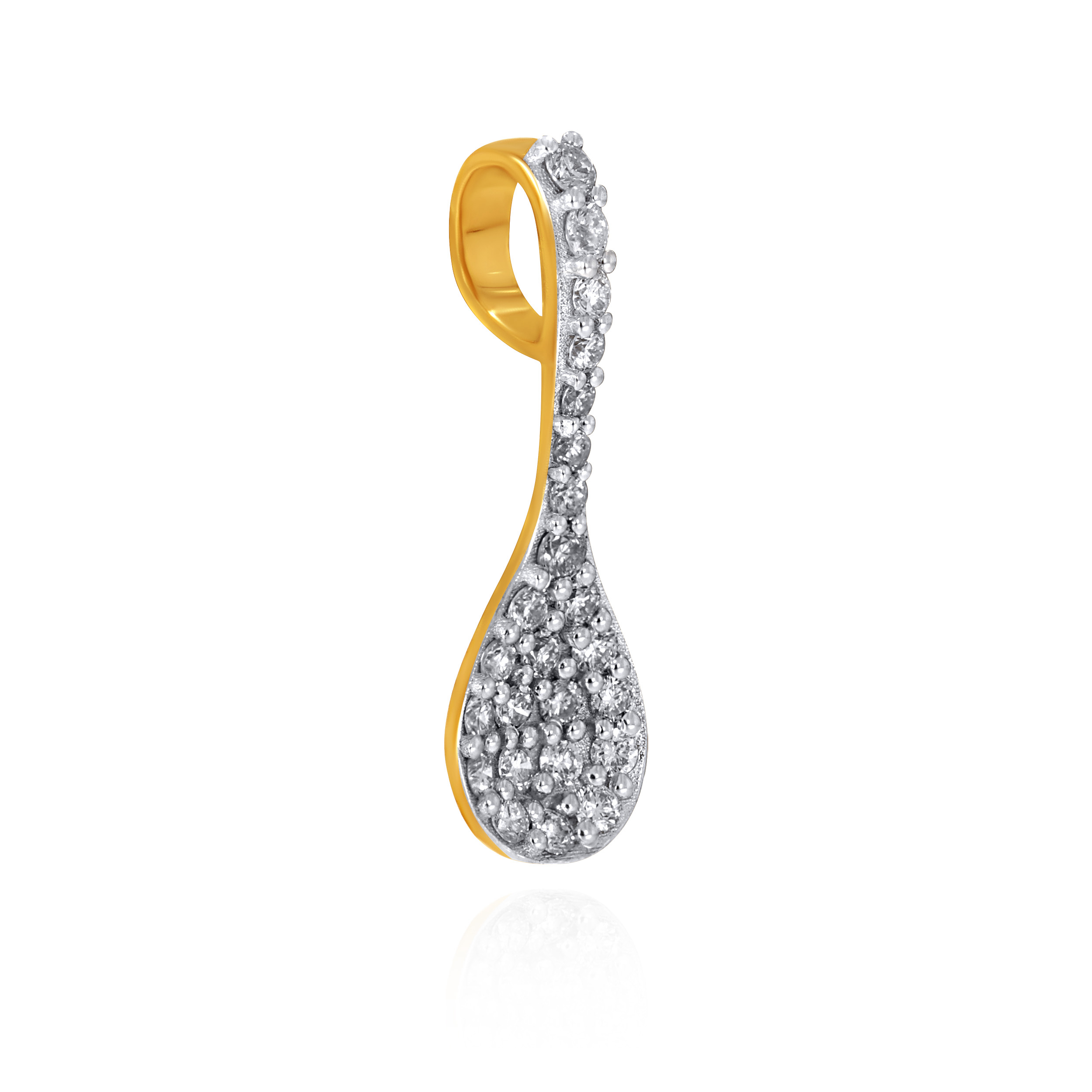 Spoonflow Diamond Pendant - Senco Gold and Diamonds