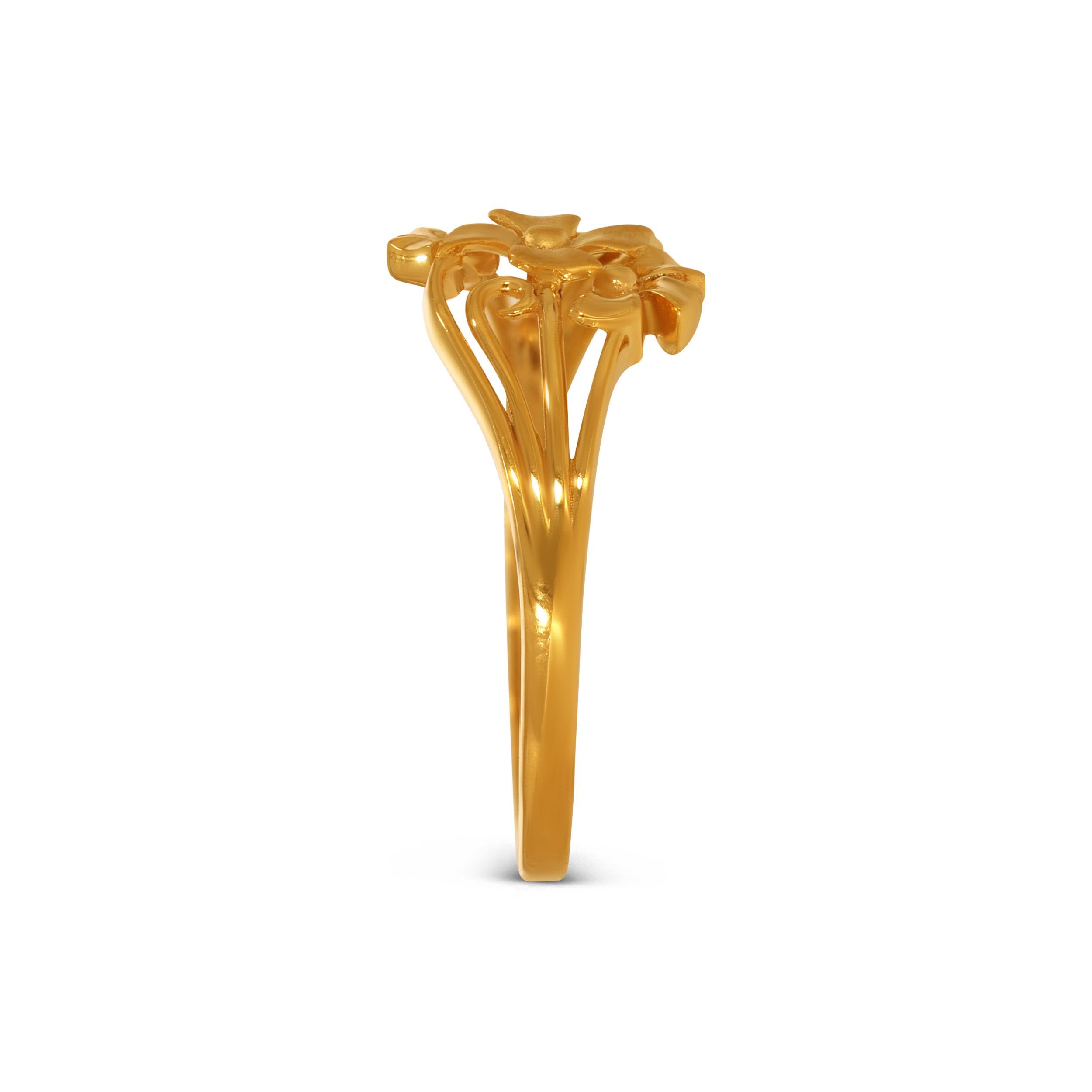 Floral Whirl Gold Ring alternate view 2