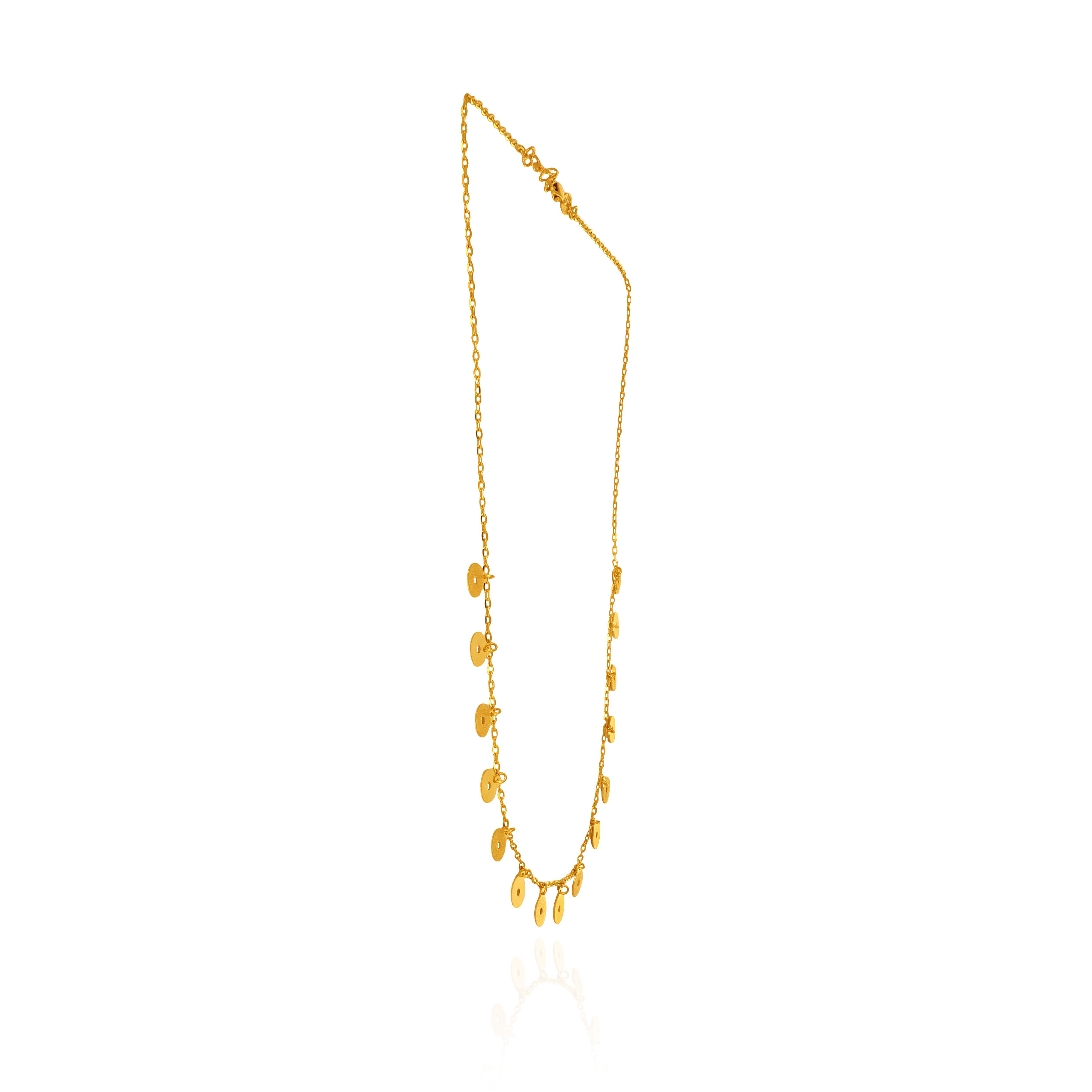 Twilight Discs Gold Chain - Senco Gold and Diamonds