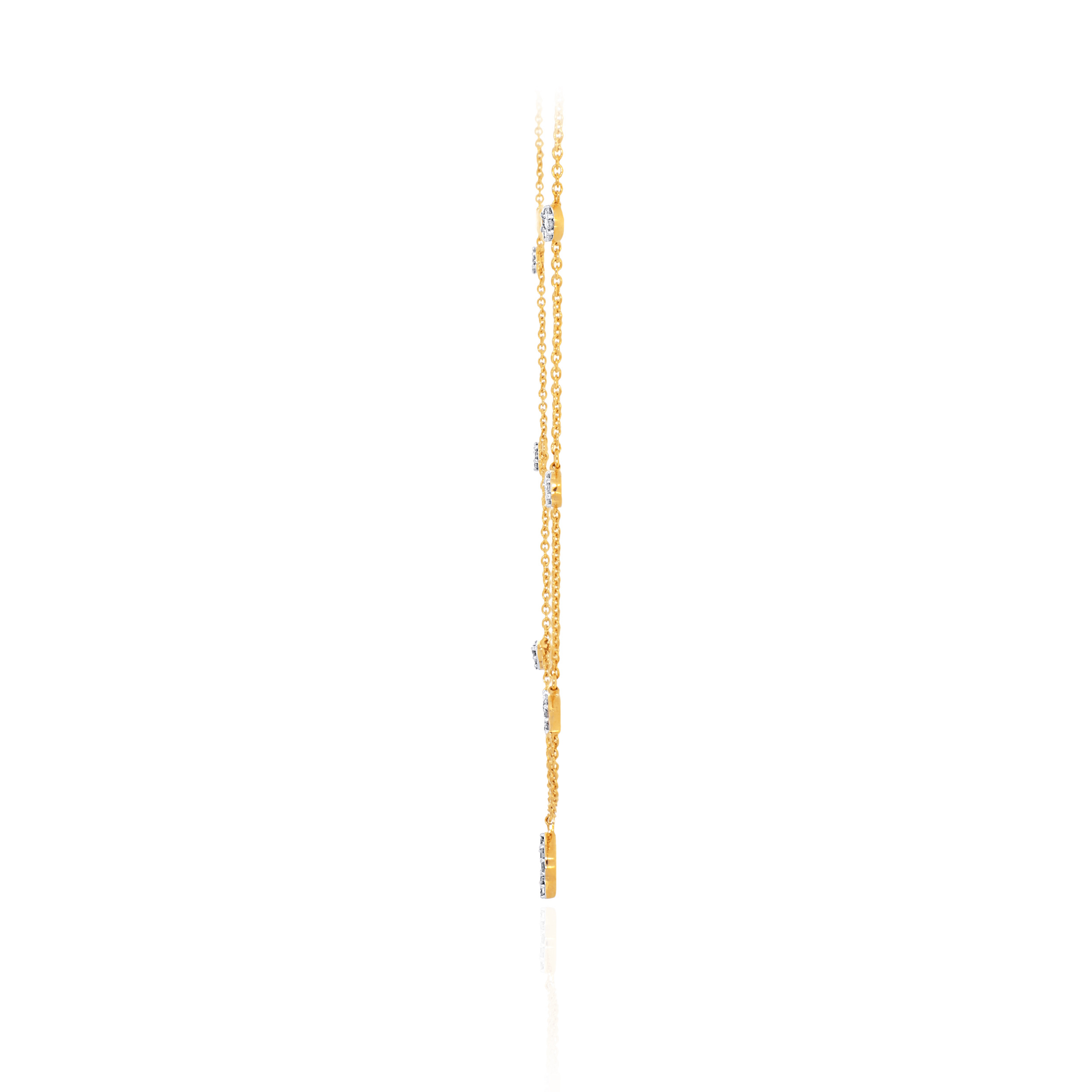 Graceful Flicker Diamond Gold Necklace - Senco Gold and Diamonds