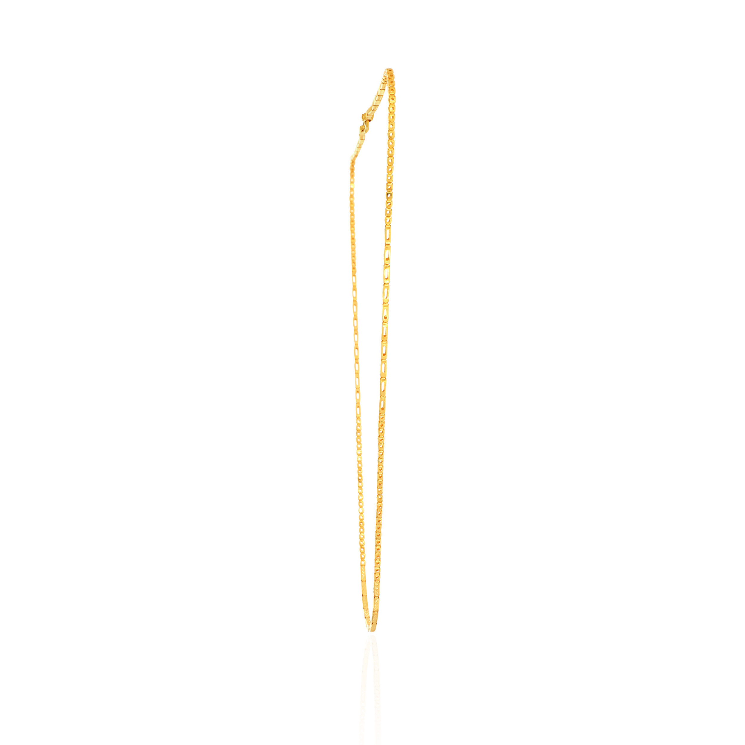 22K Yellow Gold Unisex Chain-GC-D000335301 - Senco Gold and Diamonds
