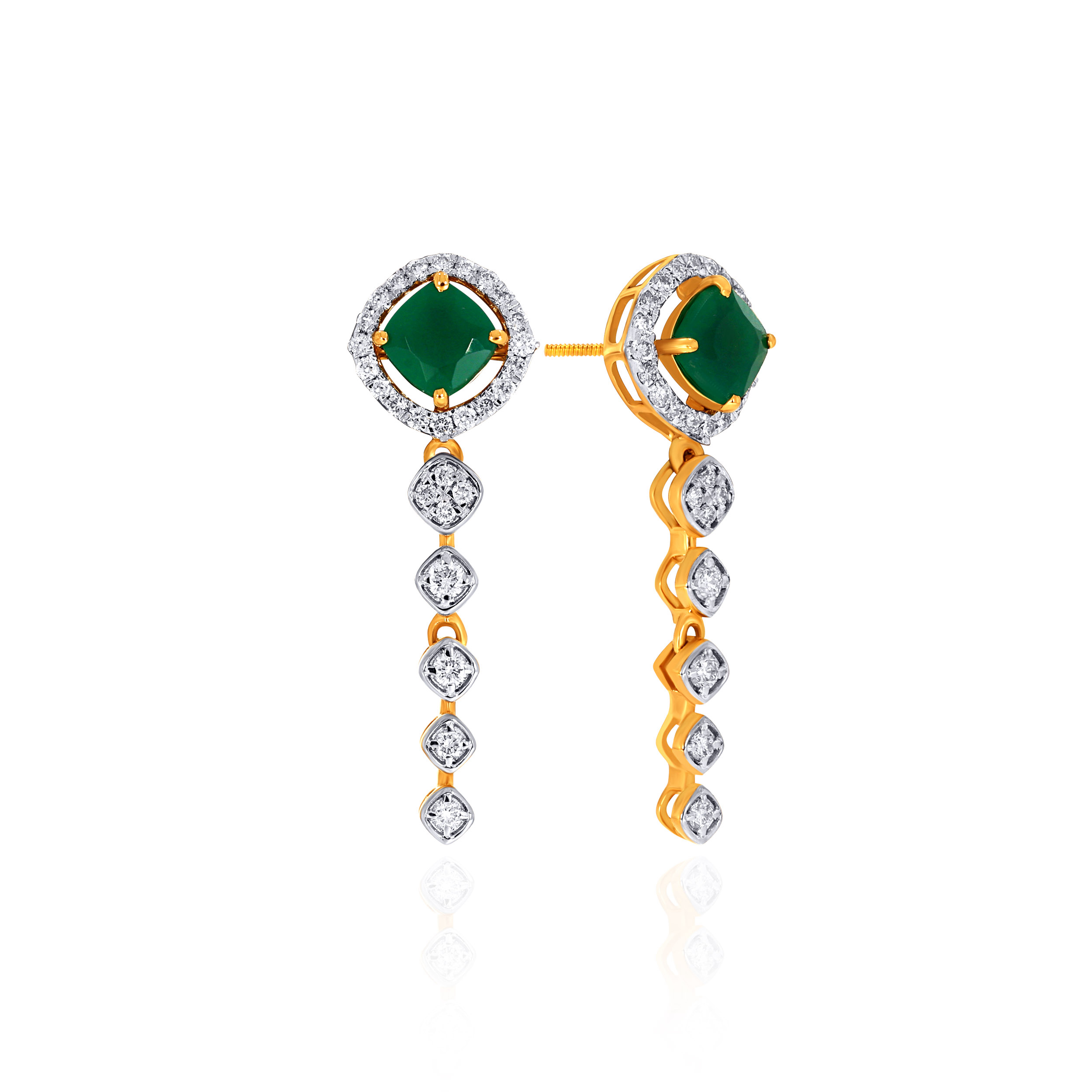 Cocktail Elegance Diamond Earrings - Senco Gold and Diamonds
