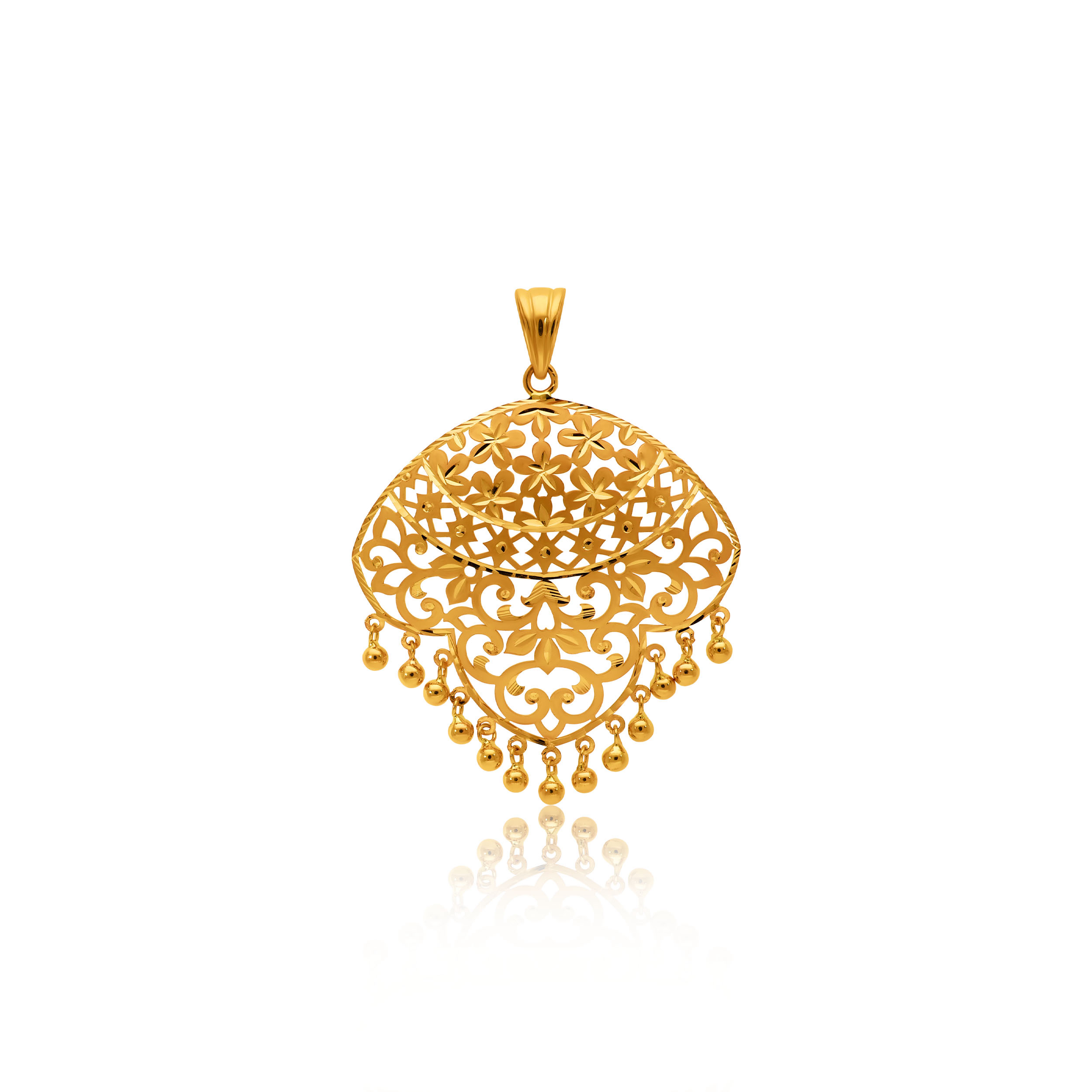 22K Yellow Gold Pendant-GPN-SAD0005656 - Senco Gold and Diamonds