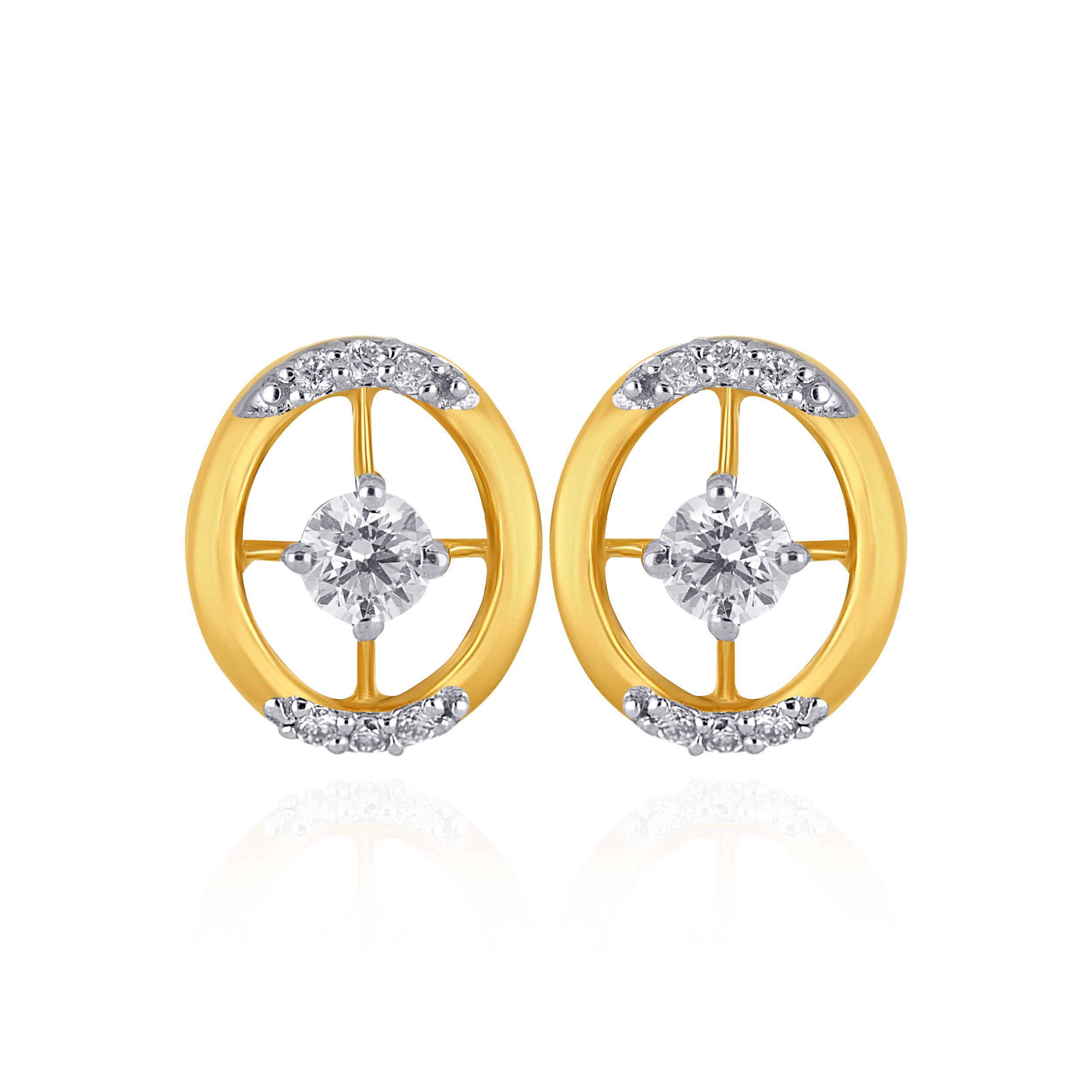 Orbit Grace Diamond Studs - Senco Gold and Diamonds
