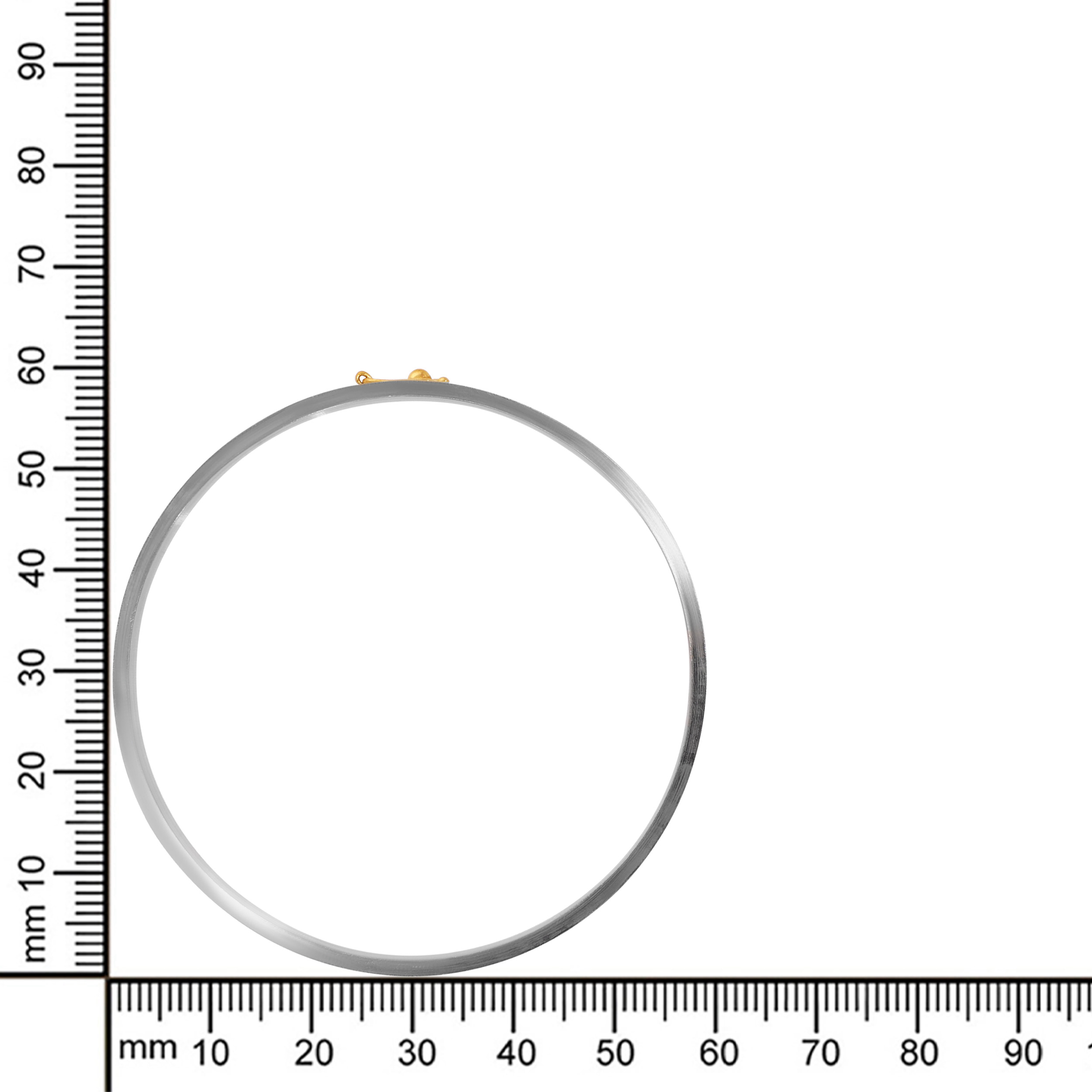 Poise Channel Gold Noa Bangle - Senco Gold and Diamonds