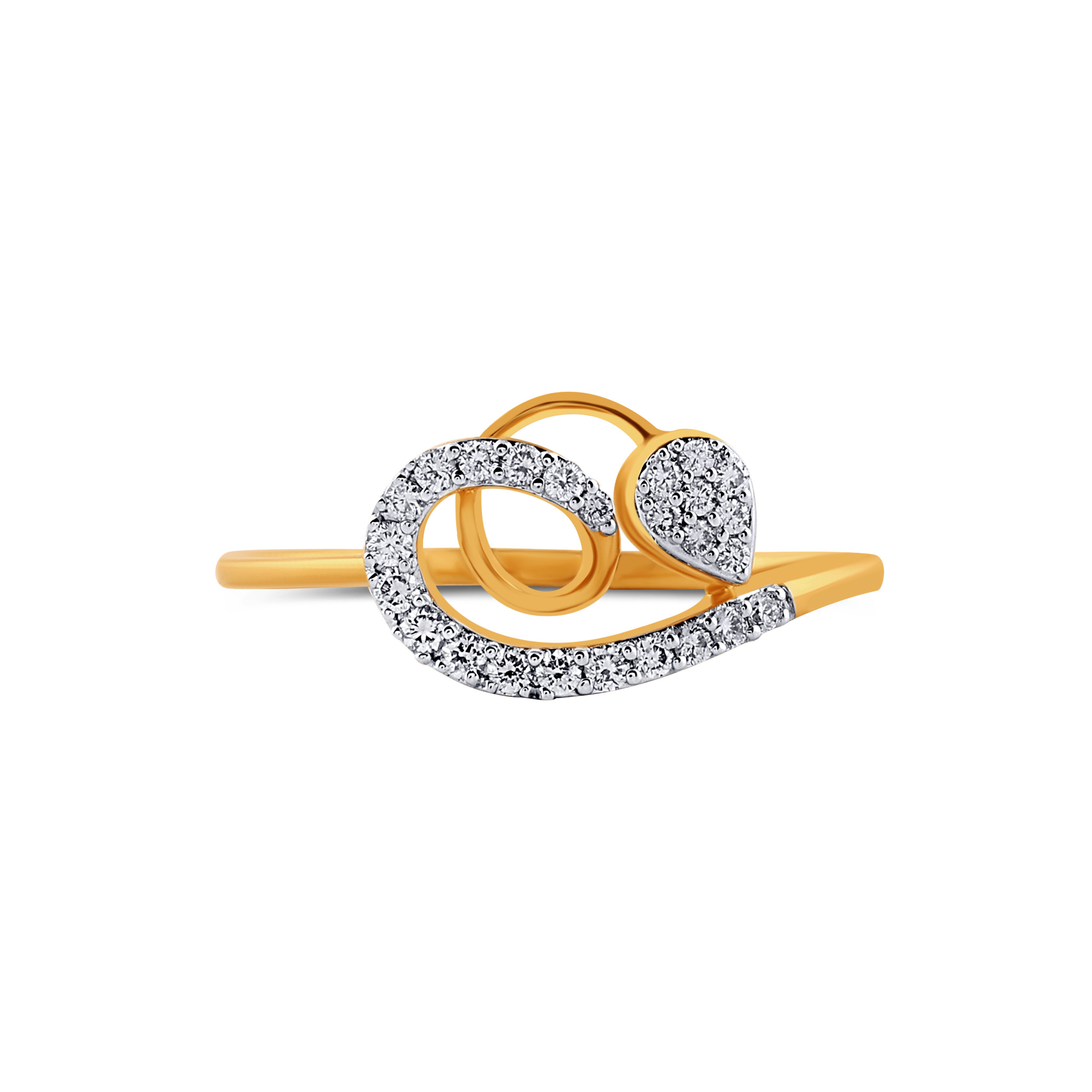 Serenade Swirl Diamond Ring - Senco Gold and Diamonds