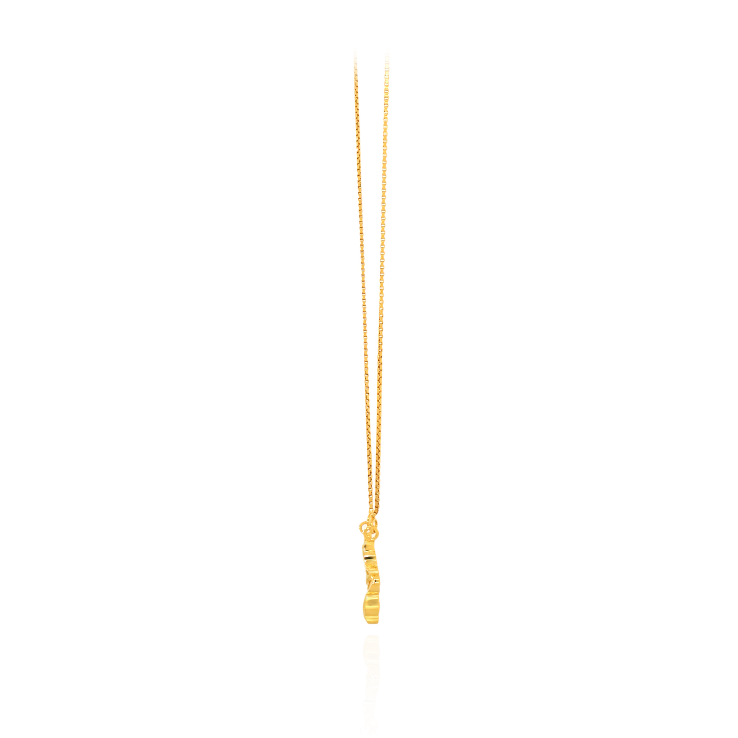 Lily Drift Gold Chain Pendant - Senco Gold and Diamonds