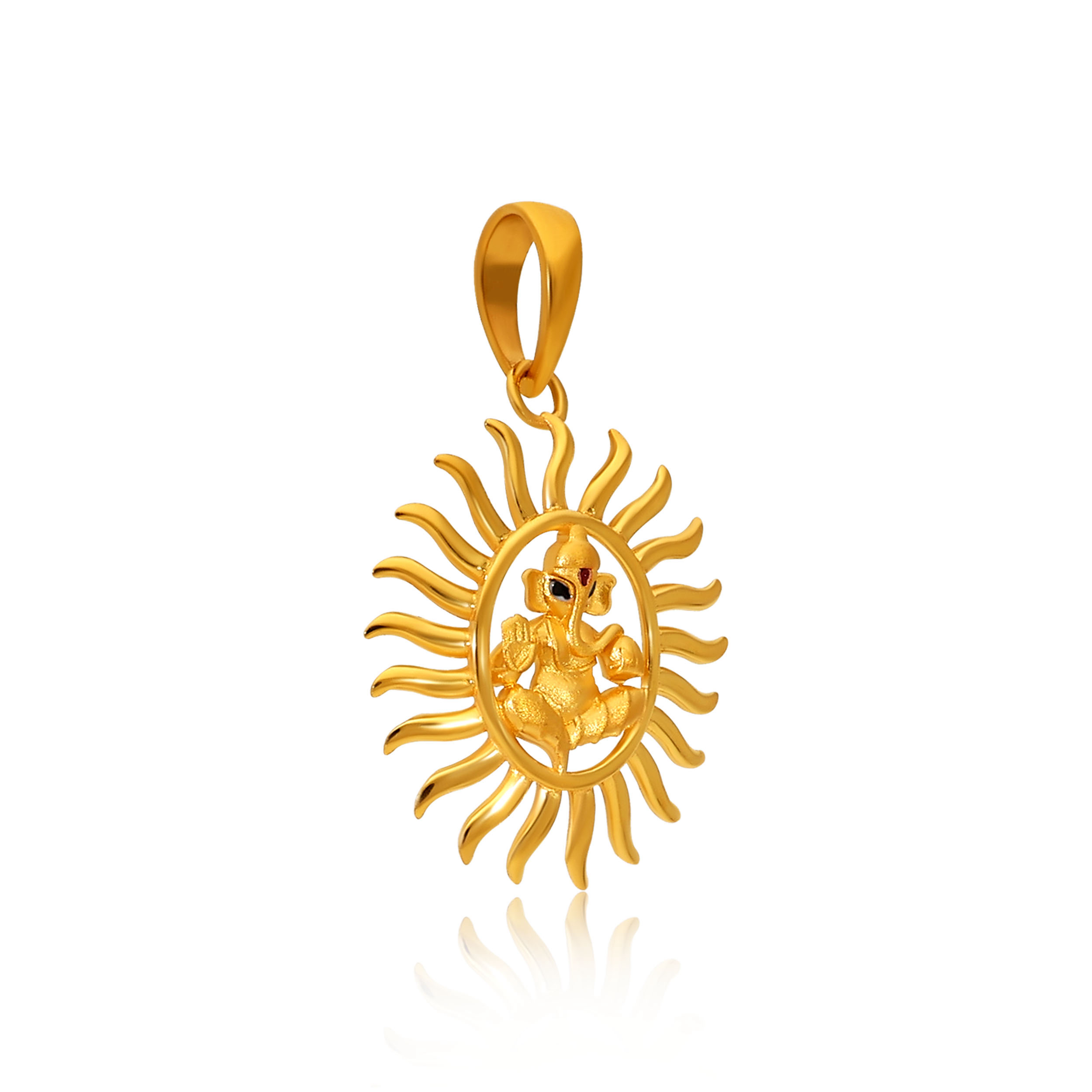 22K Yellow Gold Pendant_GPN-D000576498 - Senco Gold and Diamonds