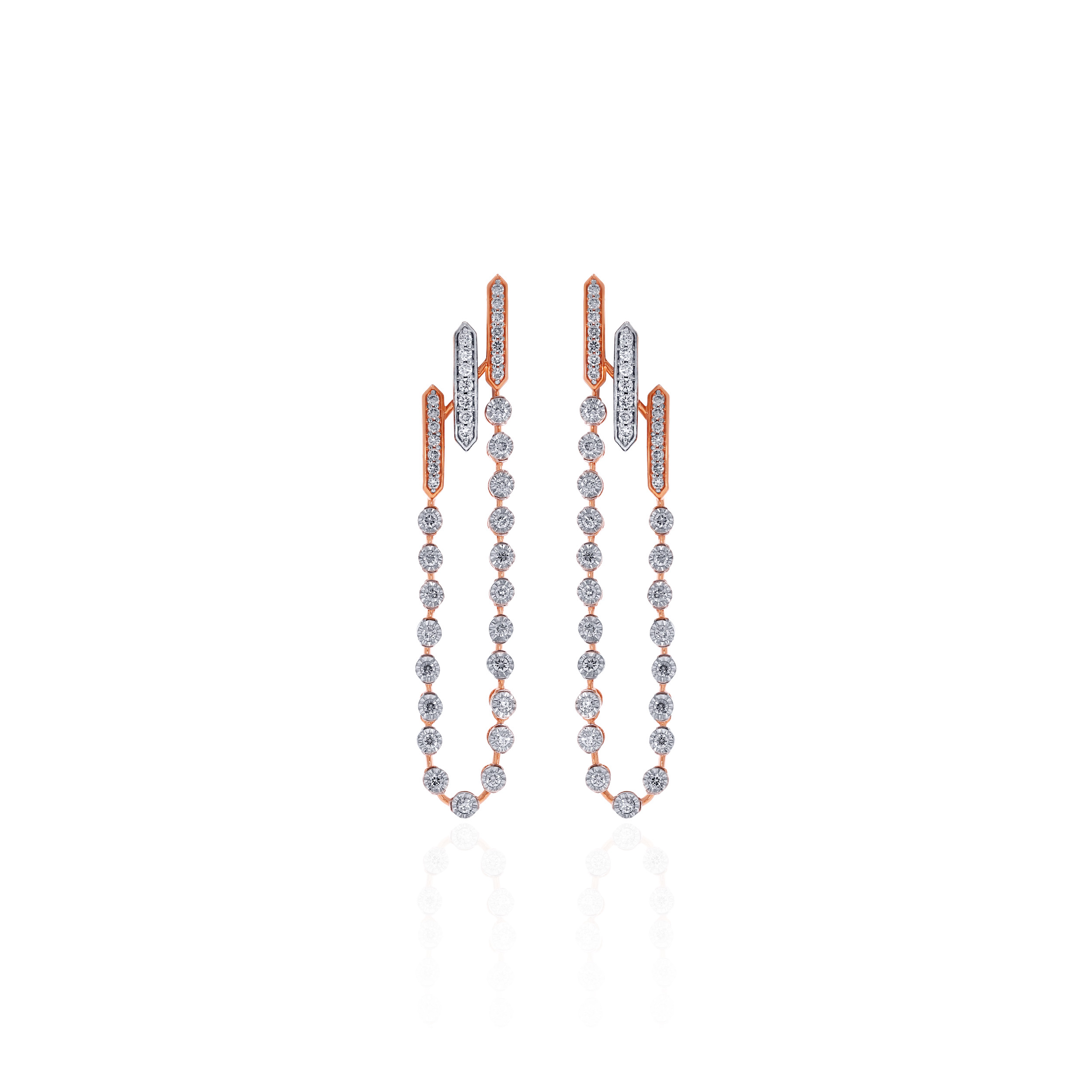 Minimalist Brilliance Diamond Earrings - Senco Gold and Diamonds