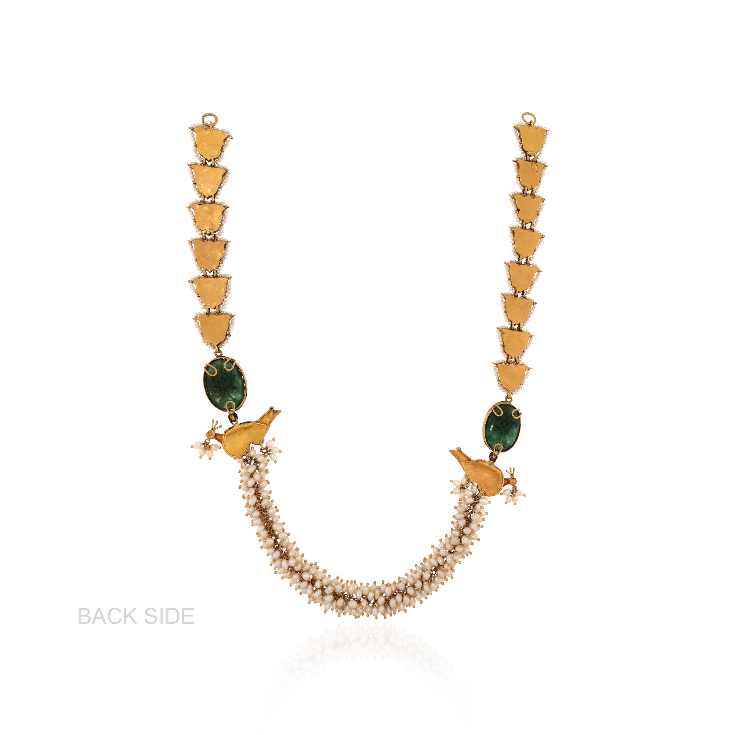 22K Yellow Gold Kundan Necklace-GN-D000788446 - Senco Gold and Diamonds