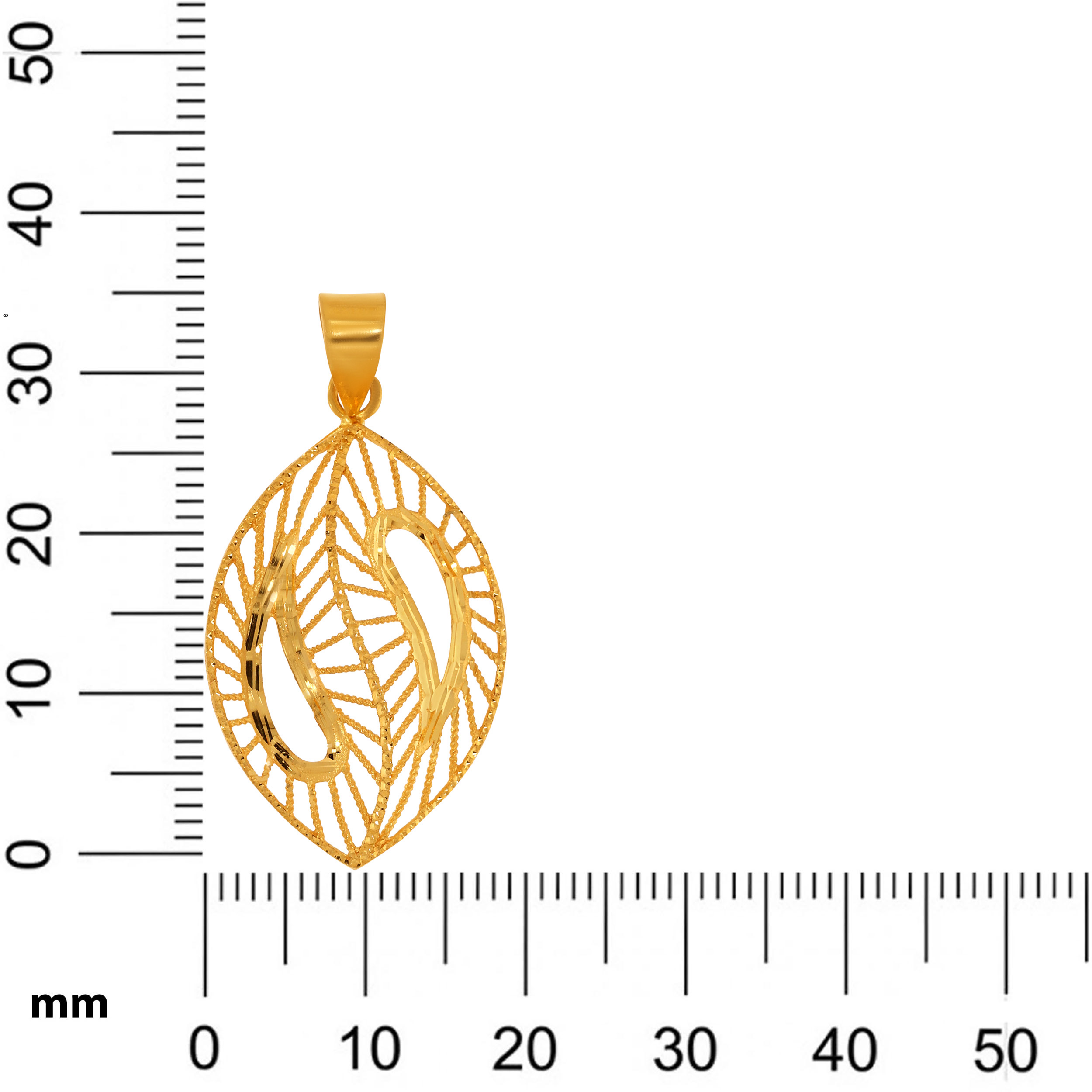 22K Yellow Gold Pendant-GPN-D000741348 - Senco Gold and Diamonds
