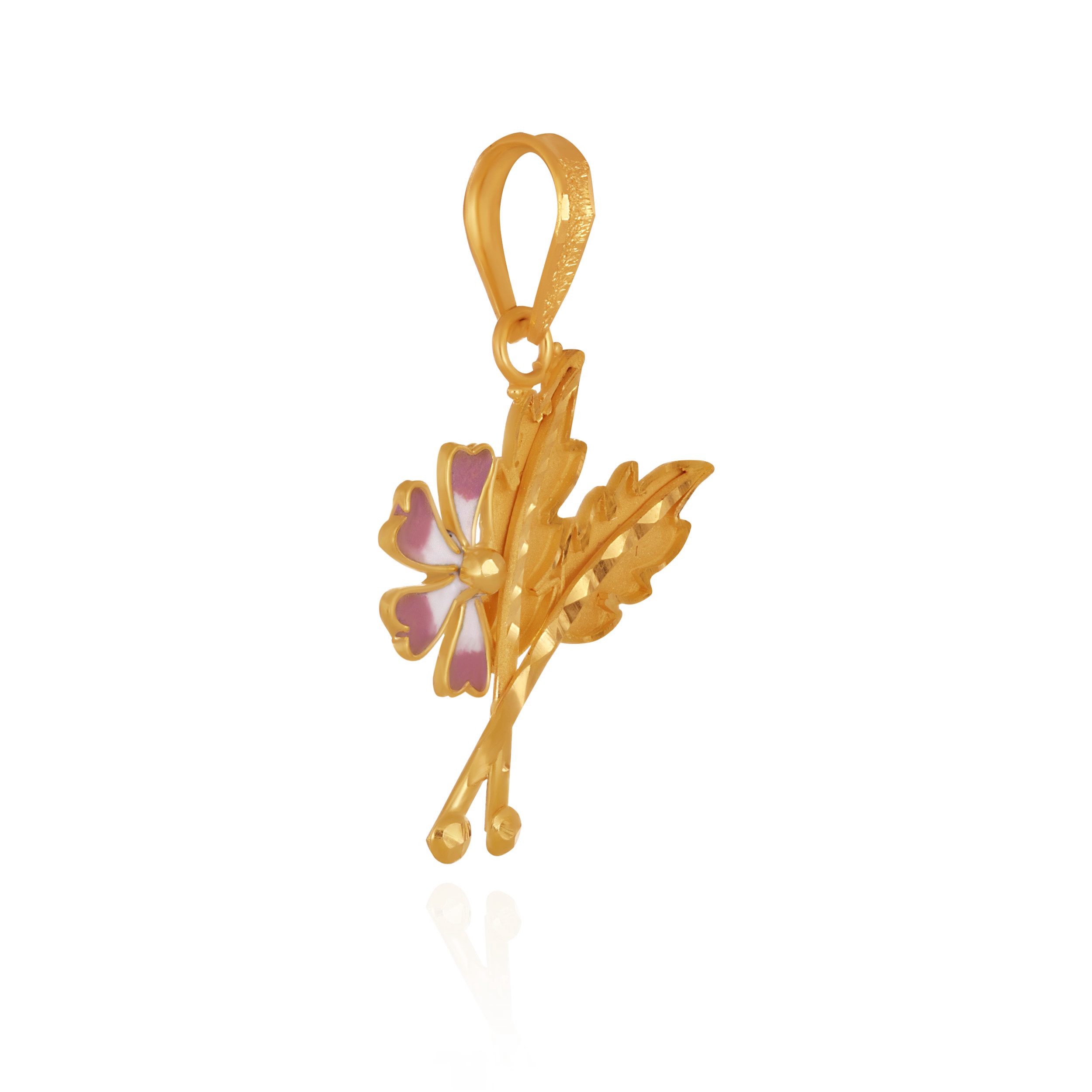 Blush of Festivity Gold Pendant - Senco Gold and Diamonds