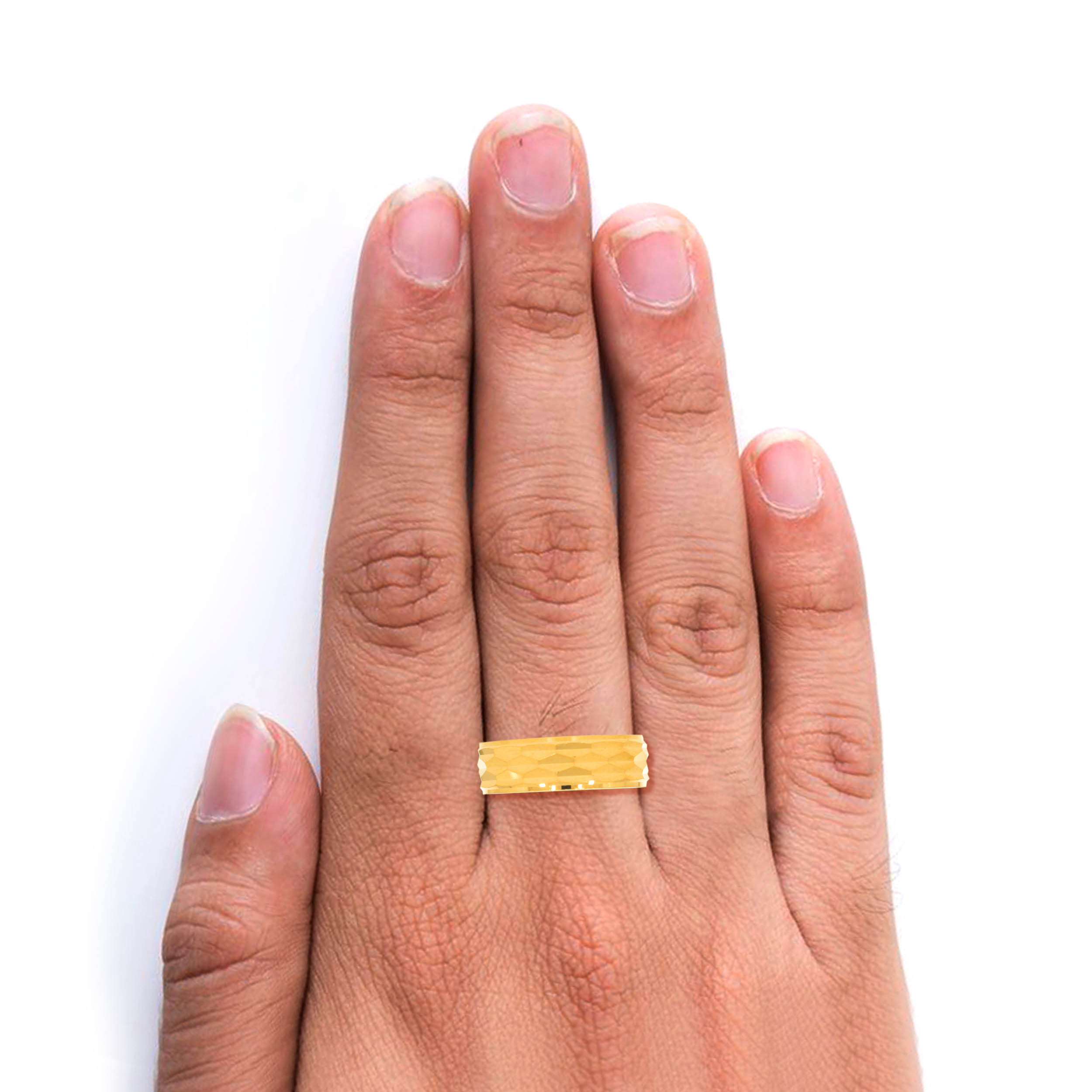 Abstracted Craft Gold Men's Ring - Senco Gold and Diamonds