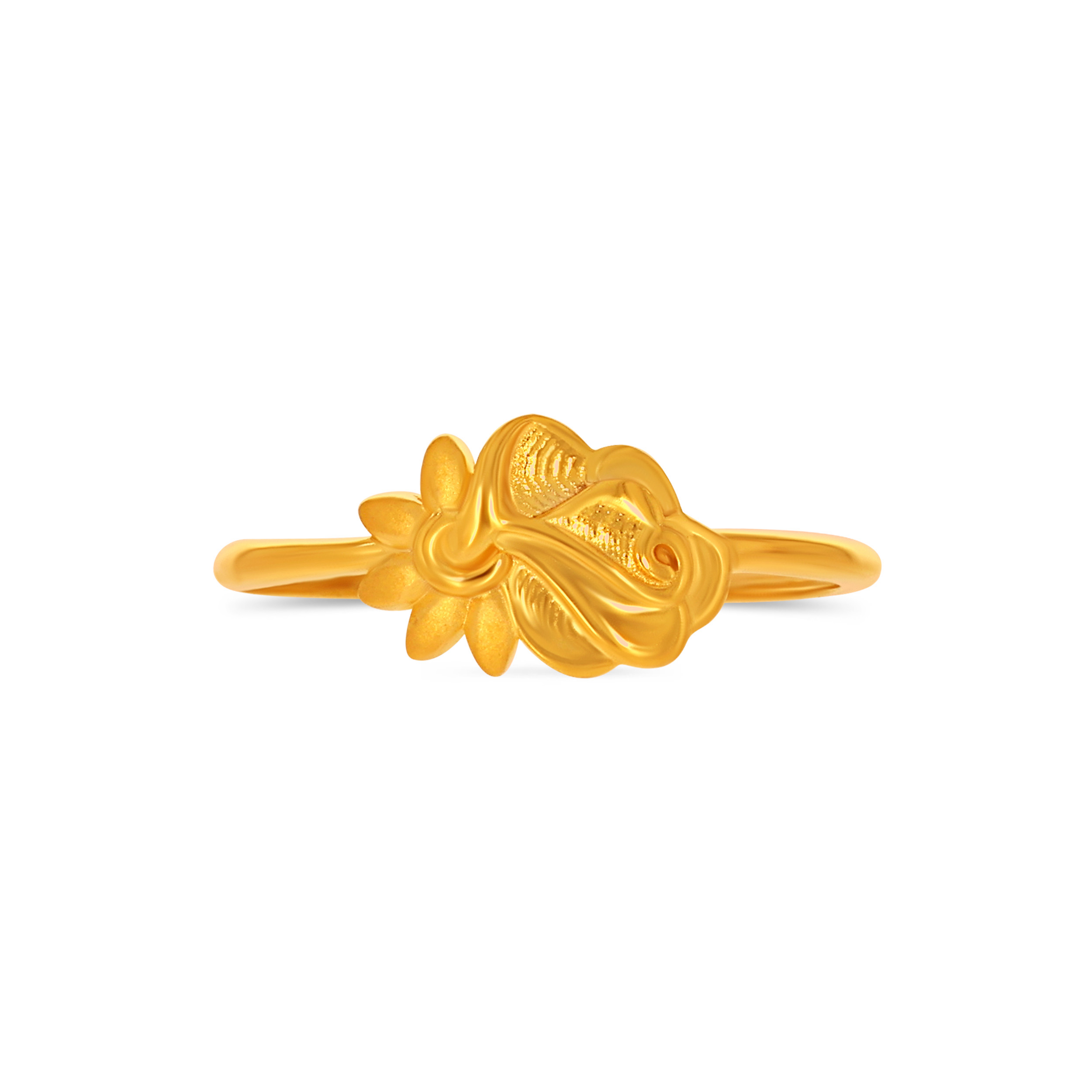 Dainty Rosebud Gold Ring - Senco Gold and Diamonds