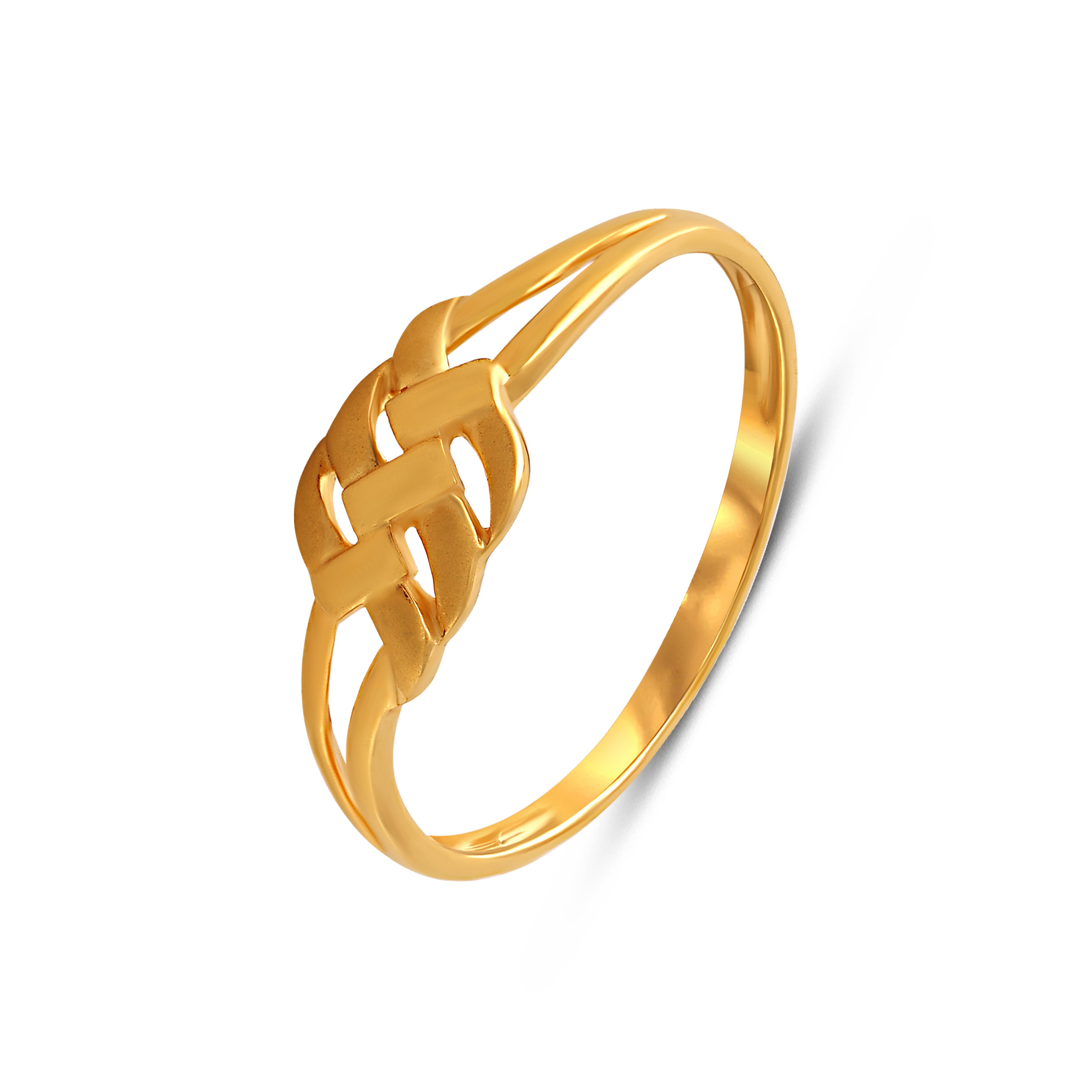 Chic Interwoven Gold Ring - Senco Gold and Diamonds