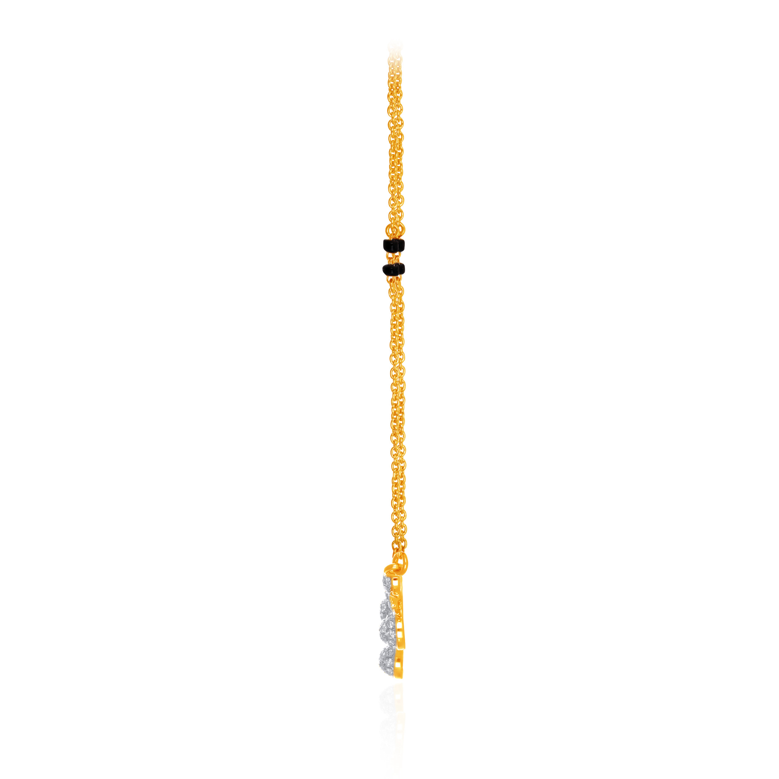 Spark of Love Diamond Mangalsutra - Senco Gold and Diamonds