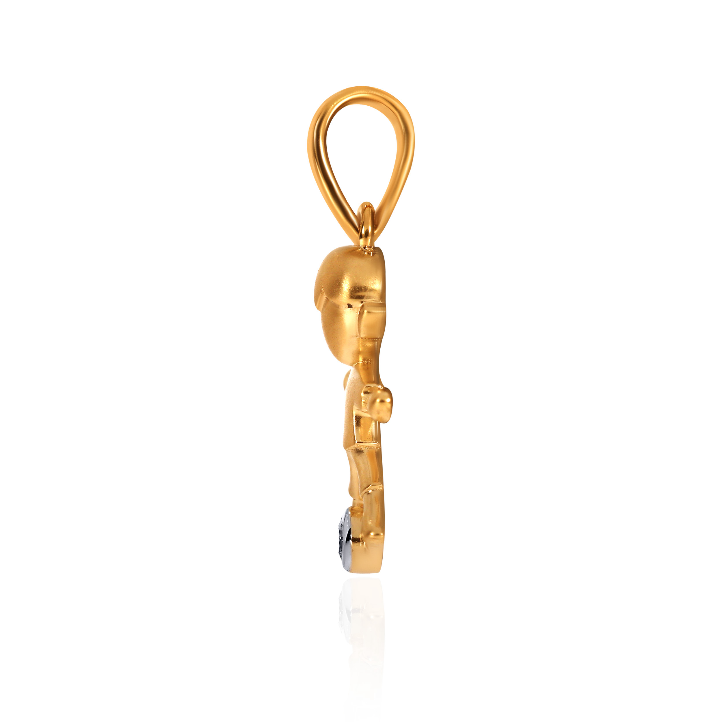14K Yellow Gold Kids Diamond Pendant-DPN-D000790389 - Senco Gold and Diamonds