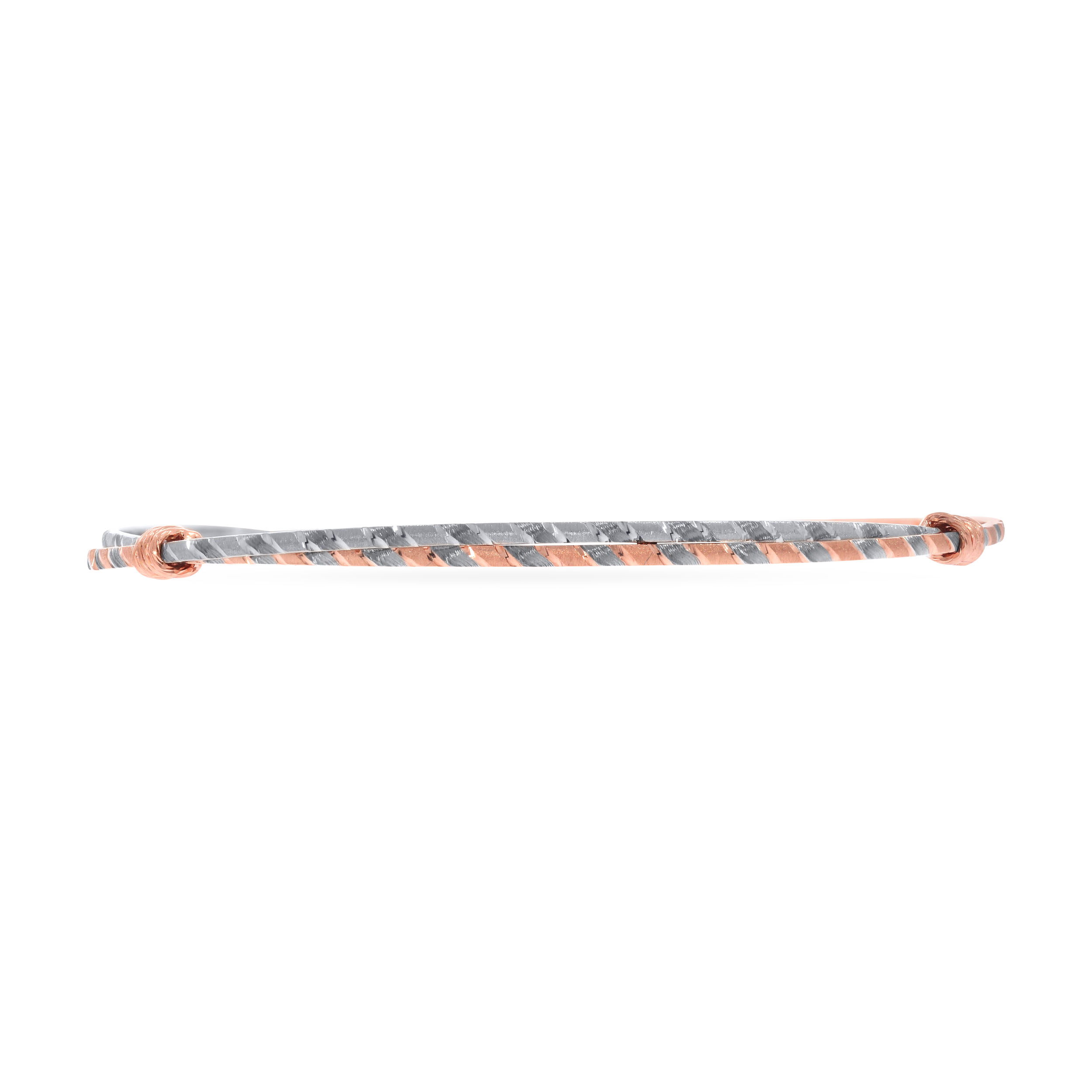 Parallel Stunner Platinum Bangle - Senco Gold and Diamonds