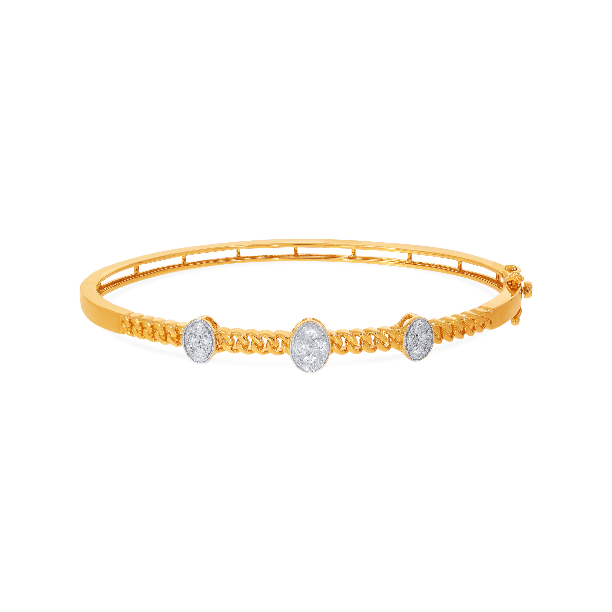 14K Yellow Gold Diamond Bracelet-DBR-D000772722 - Senco Gold and Diamonds