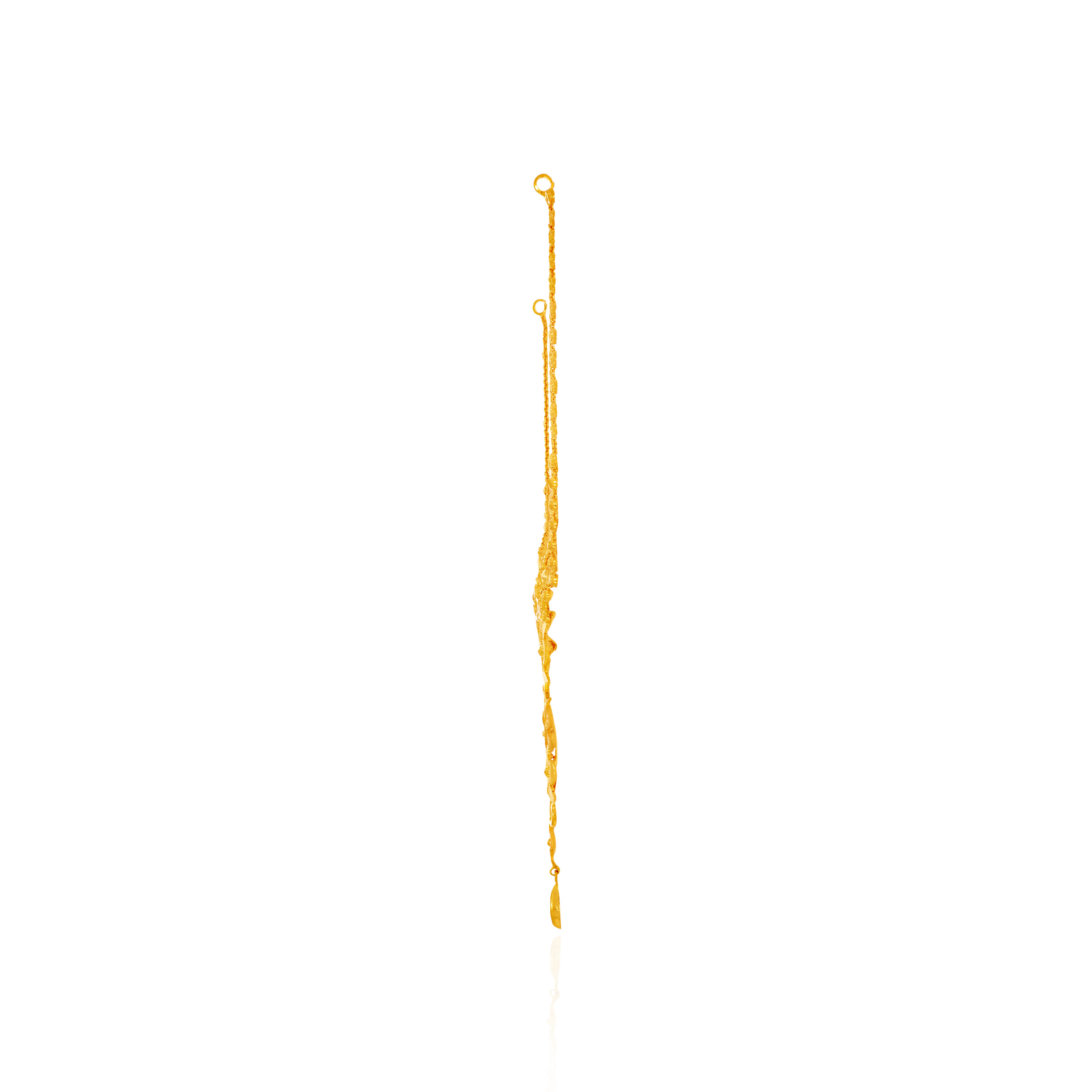 Heritage Enamel Blossom Gold Necklace - Senco Gold and Diamonds