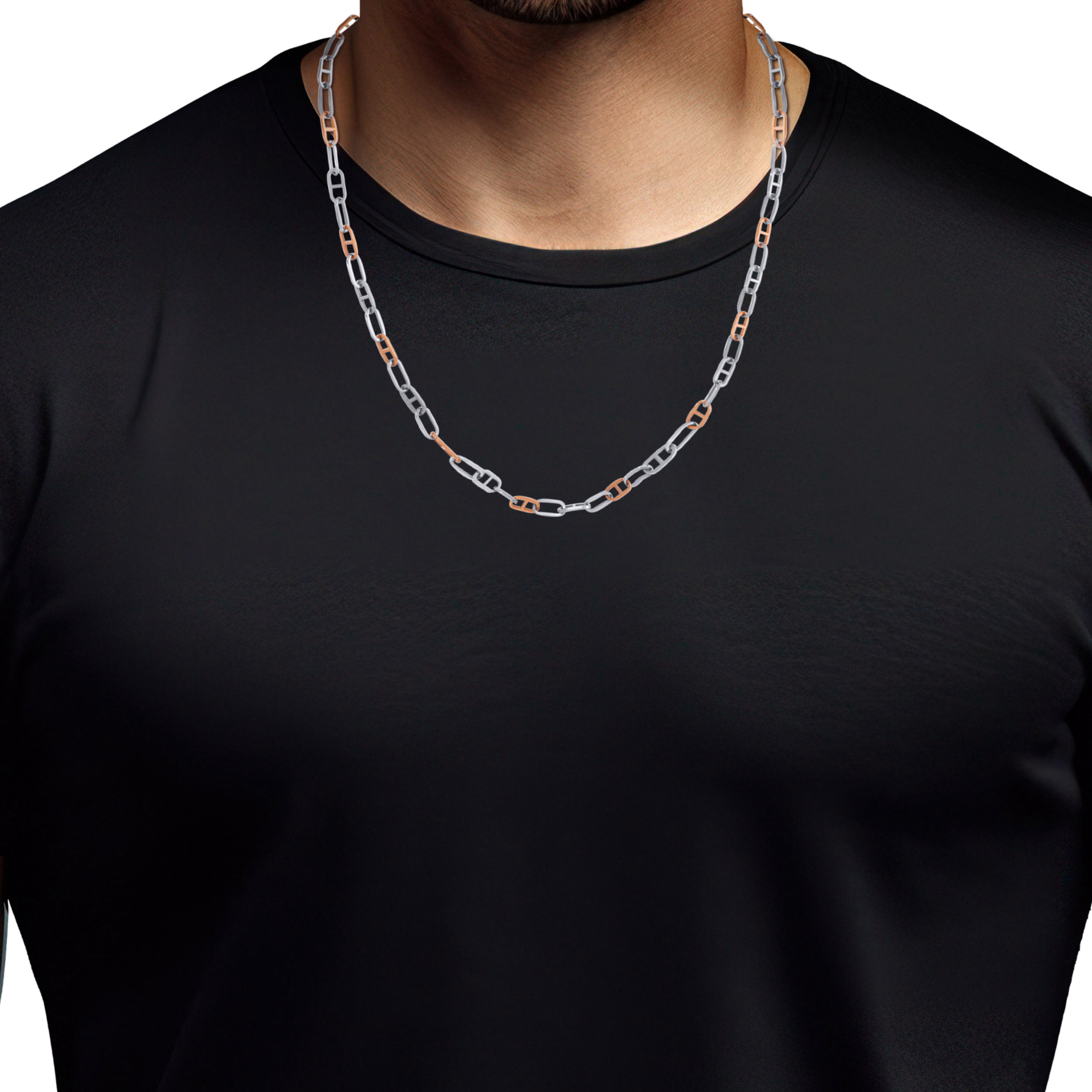 Dynamic Style Unisex Platinum Chain - Senco Gold and Diamonds