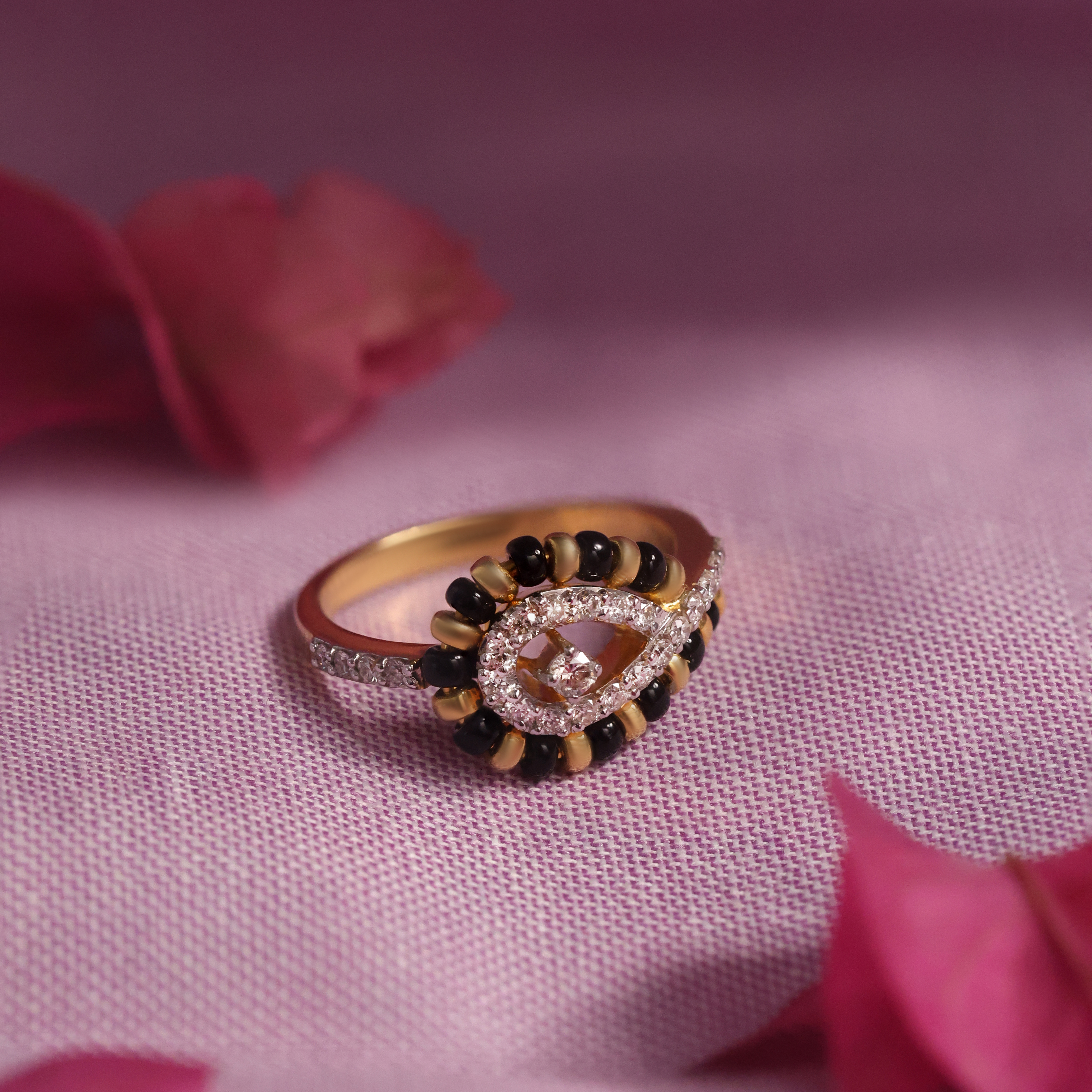Versatile Droplet Diamond Ring - Senco Gold and Diamonds