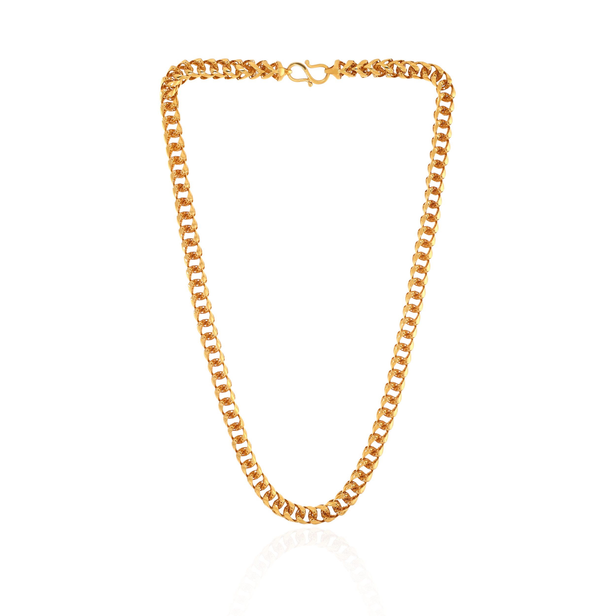 Refined Boldness Men's Gold Chain - Senco Gold and Diamonds