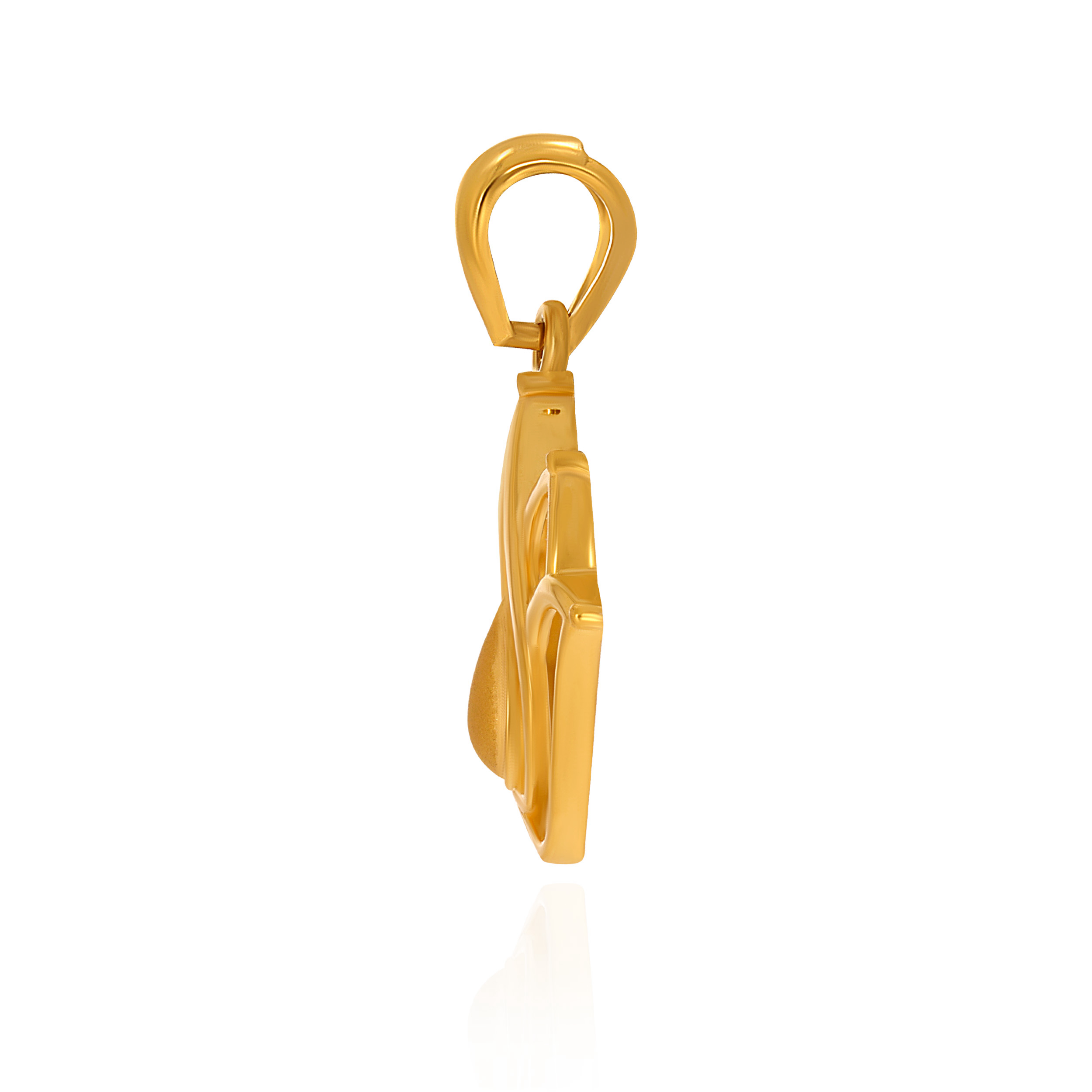 Auric Poise Gold Pendant - Senco Gold and Diamonds