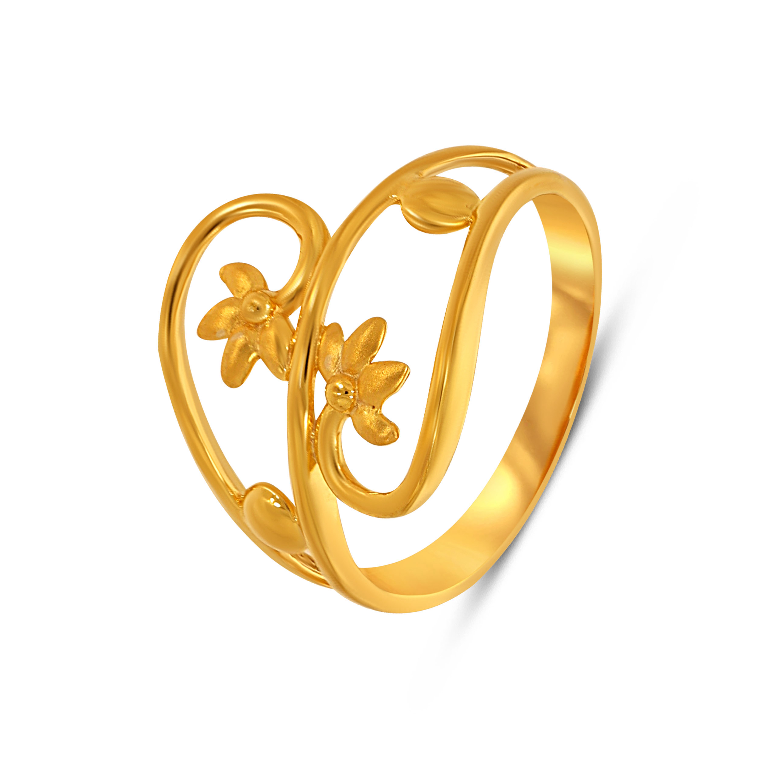 Floral Vine Gold Ring - Senco Gold and Diamonds