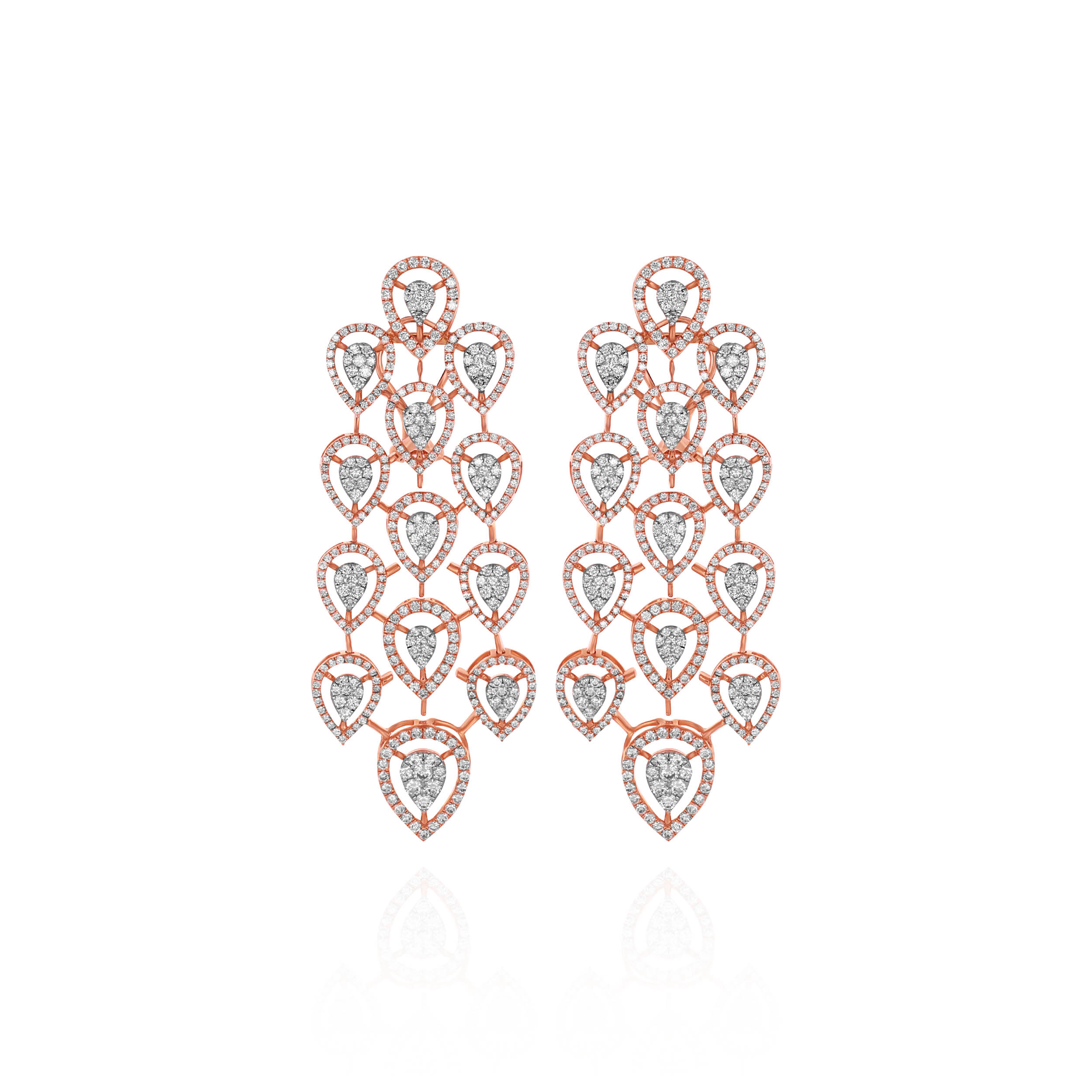 Dazzling Droplet Diamond Earrings - Senco Gold and Diamonds