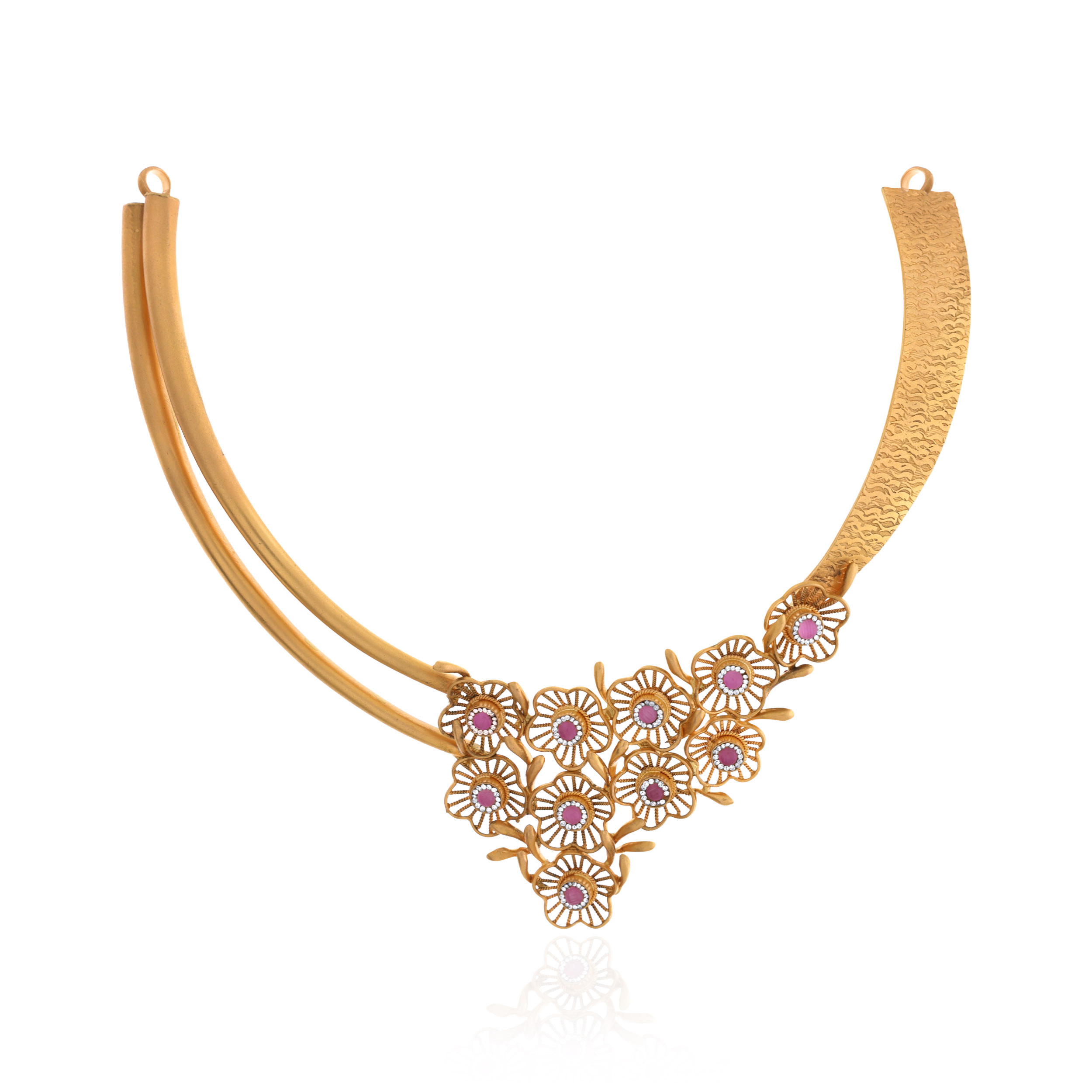 22K Yellow Gold Necklace-GN-D000760624 - Senco Gold and Diamonds