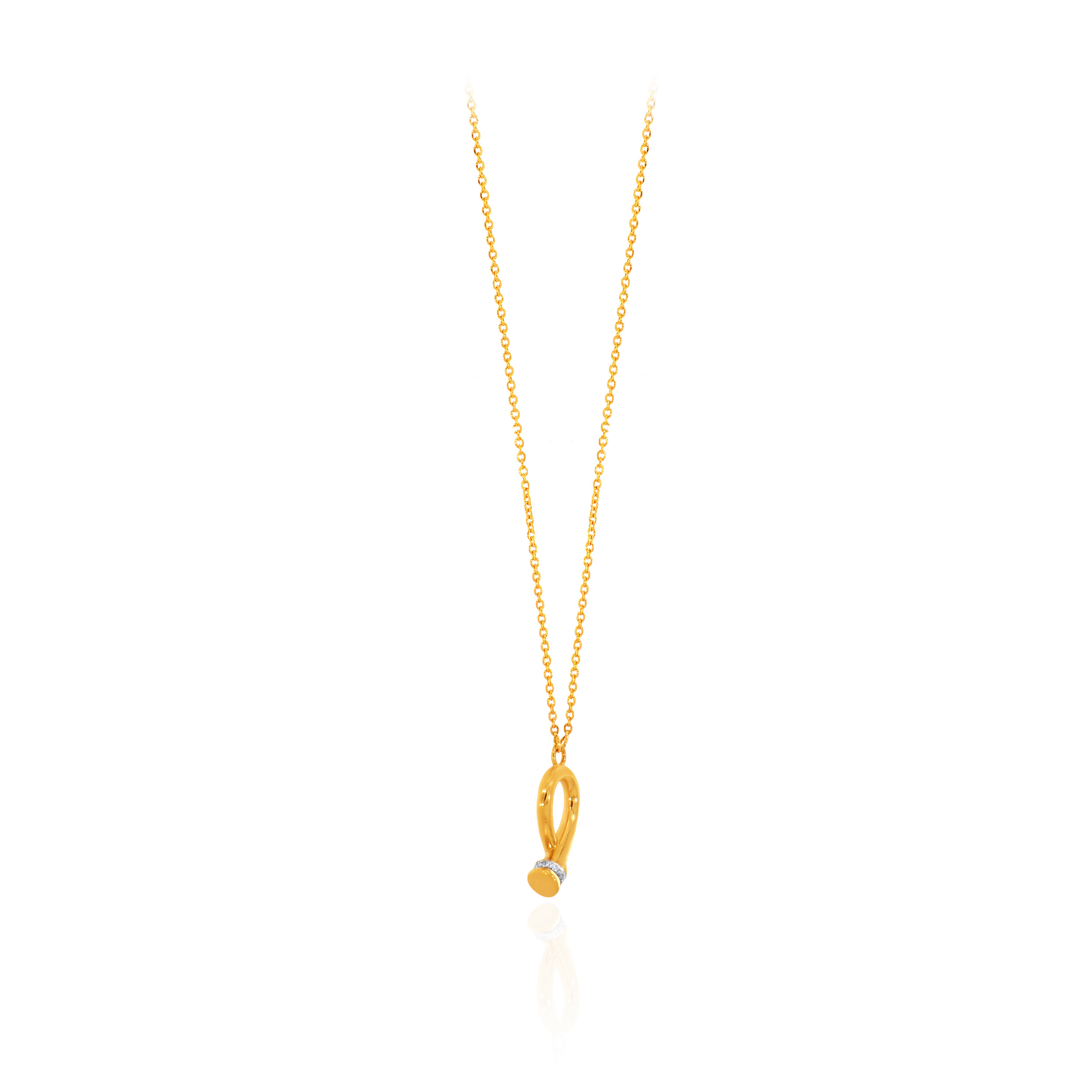 18K Yellow Gold Chain Pendant-GPN-D000775699 - Senco Gold and Diamonds