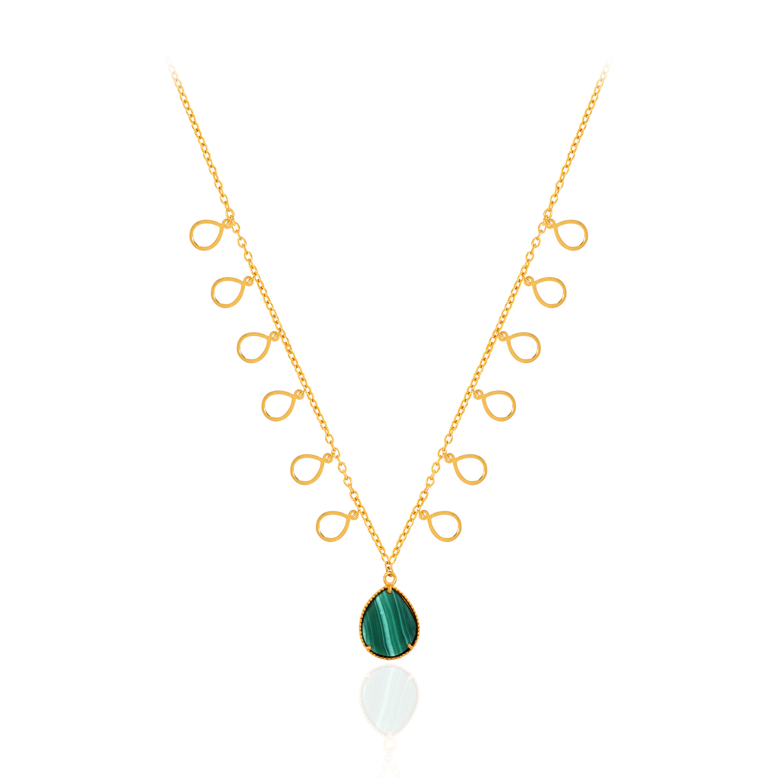 Oceanic Droplet Gold Chain - Senco Gold and Diamonds