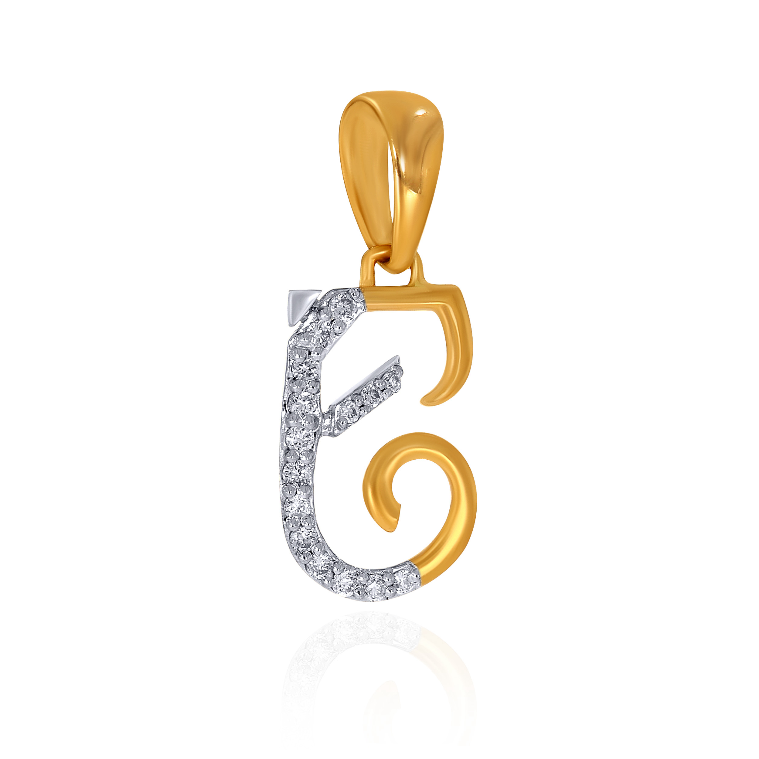 Luminescent Grace Ganesha Diamond Pendant - Senco Gold and Diamonds