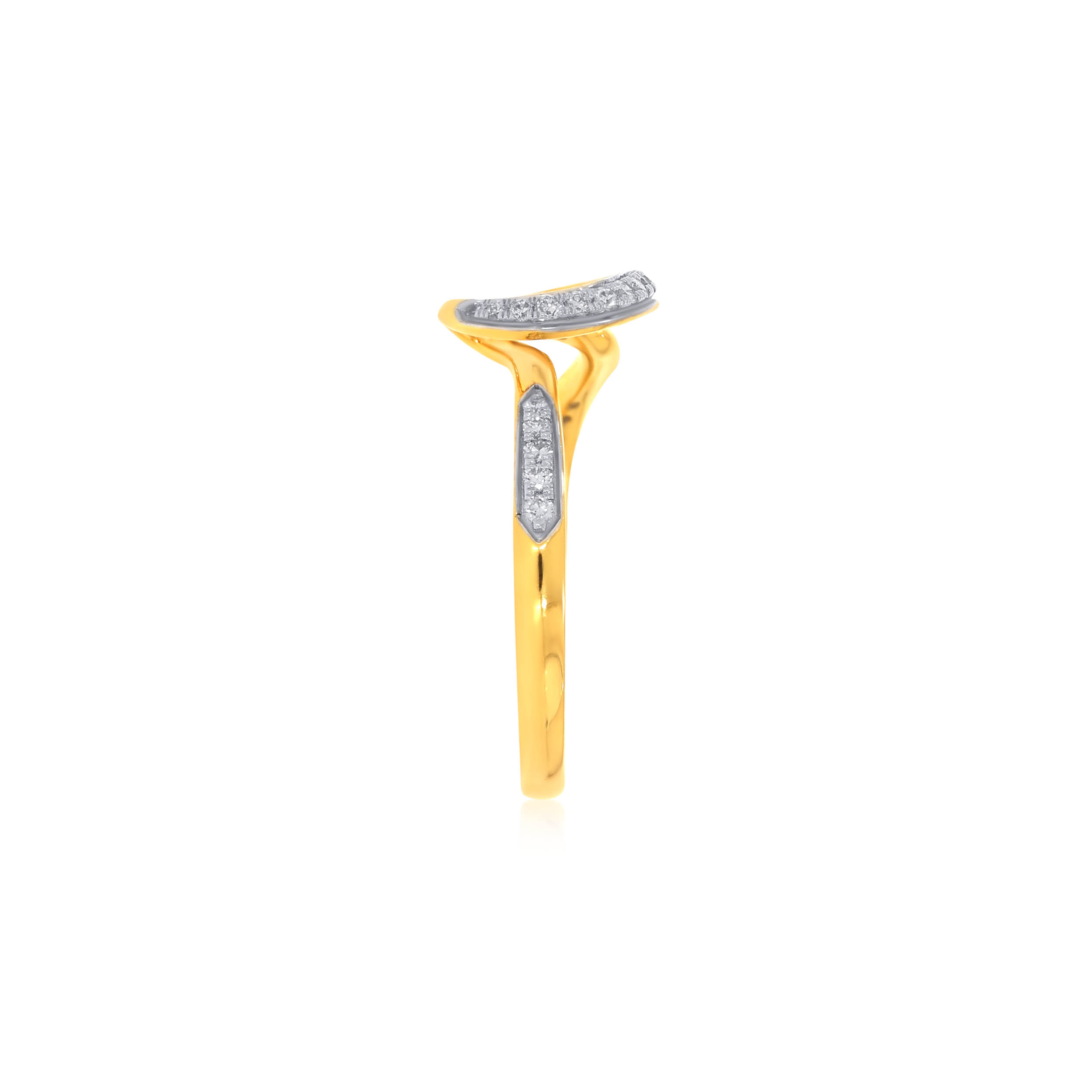 Twisted Glamour Diamond Ring - Senco Gold and Diamonds