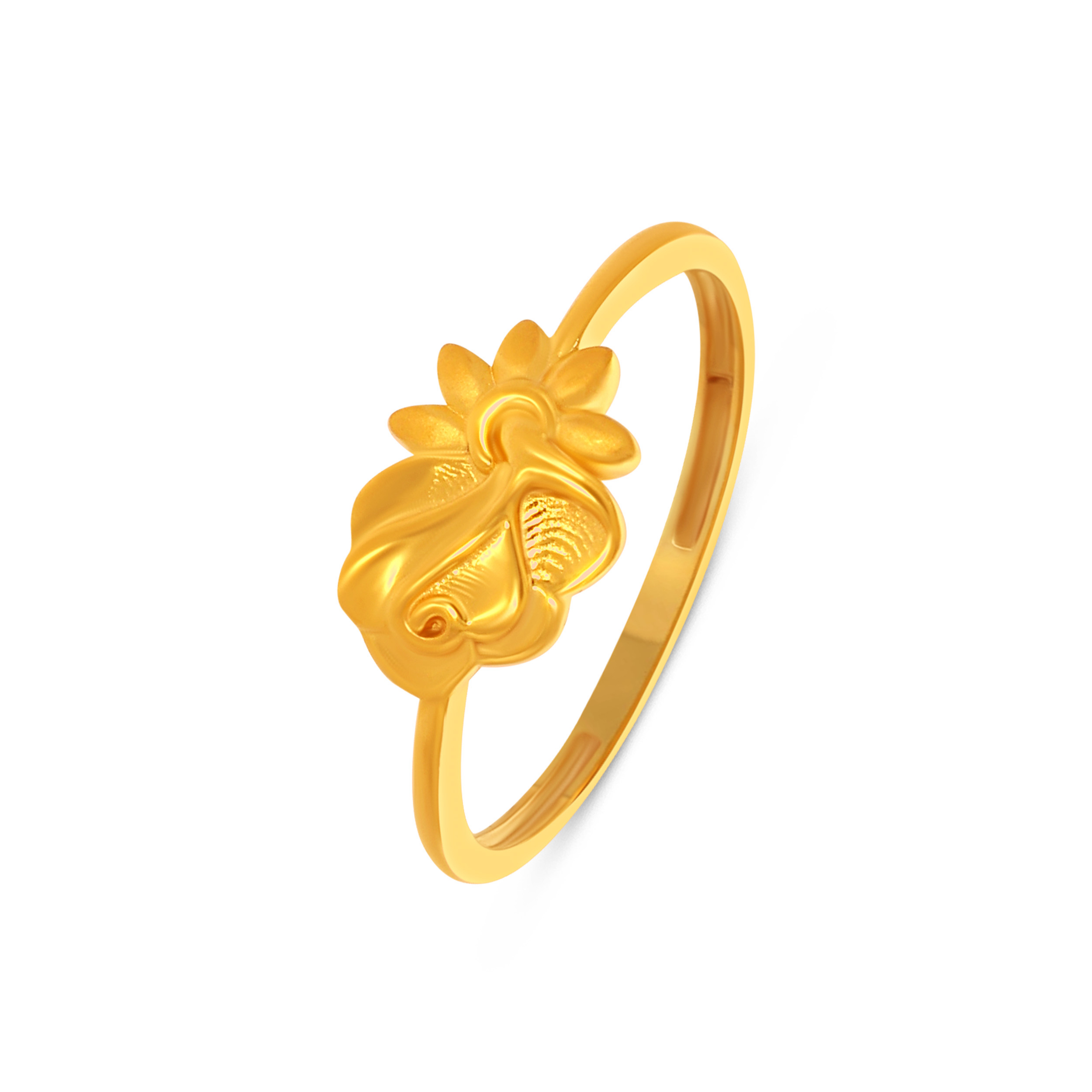 Dainty Rosebud Gold Ring - Senco Gold and Diamonds