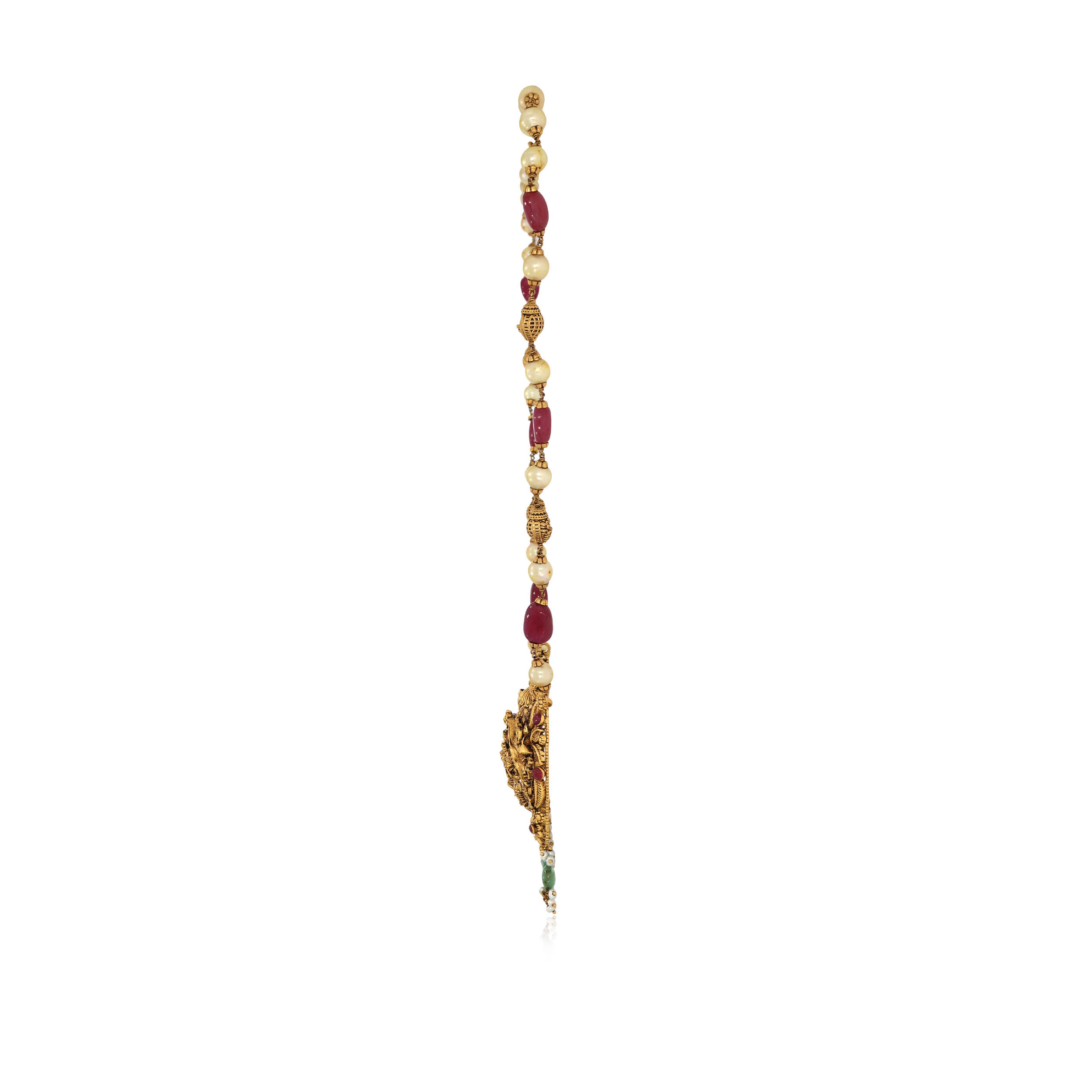 Artsy Temple Antique Gold Necklace - Senco Gold and Diamonds