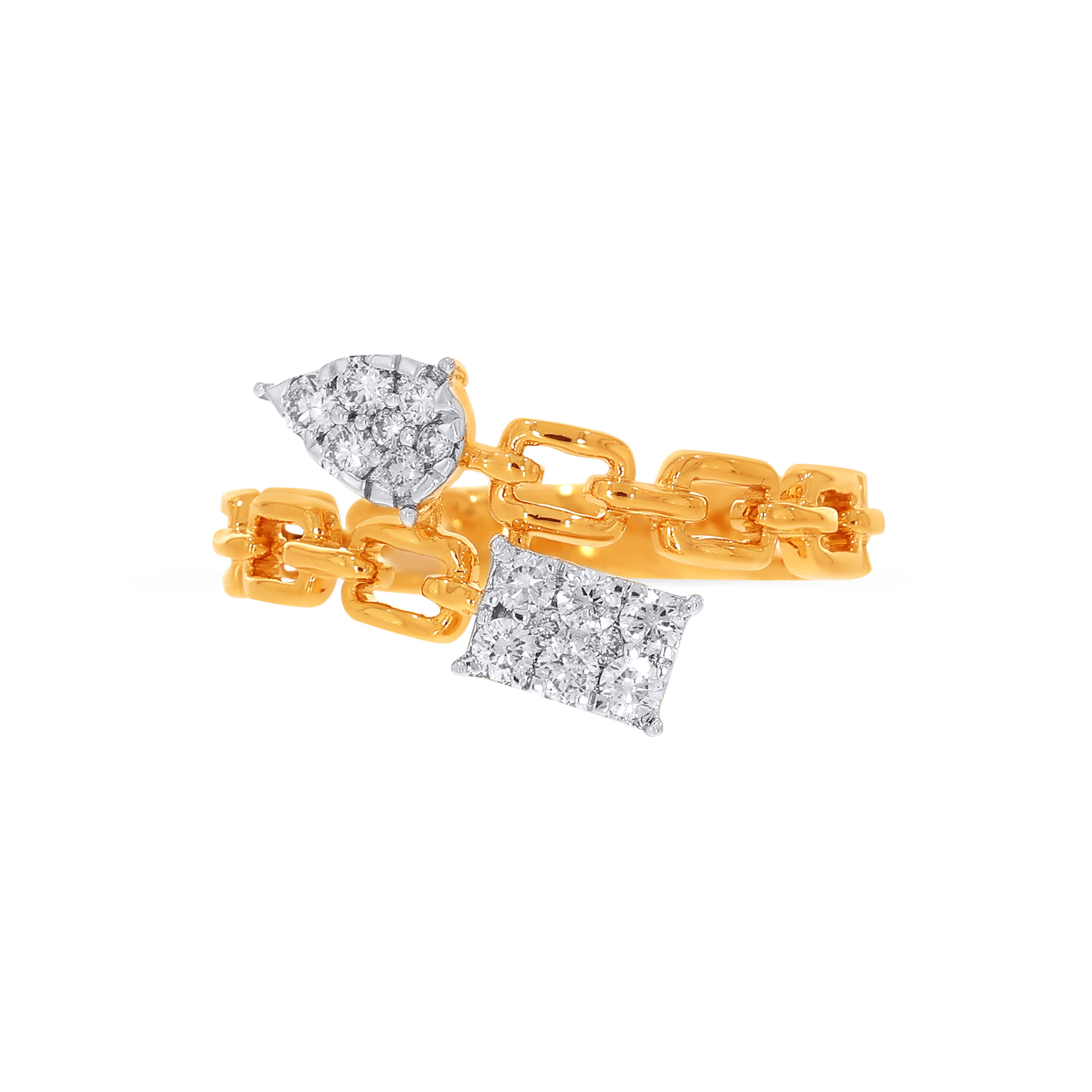 18K Yellow Gold Diamond Ring-DLR-D000772730 - Senco Gold and Diamonds