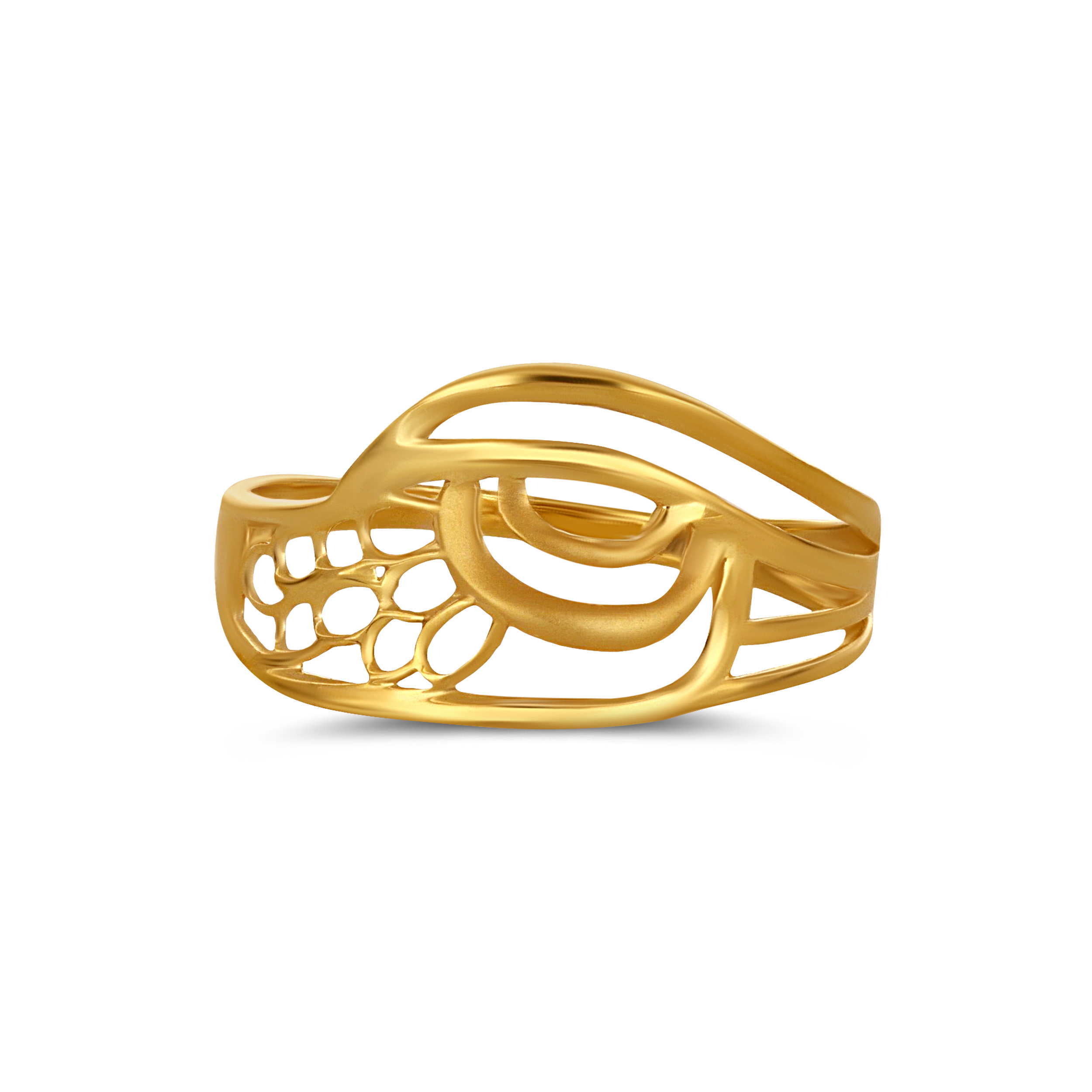 Aura Lattice Gold Ring - Senco Gold and Diamonds