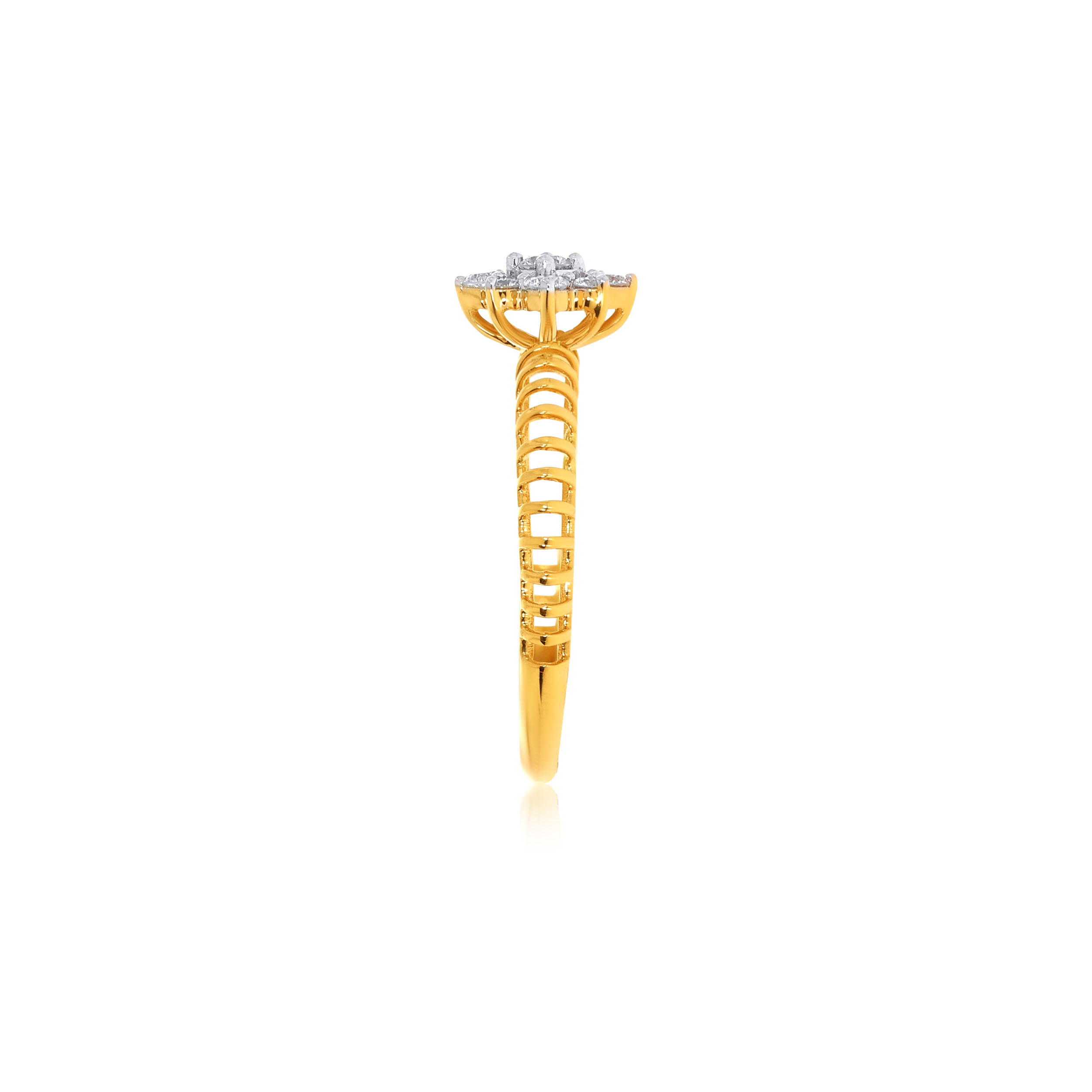 Refined Bloom Diamond Ring - Senco Gold and Diamonds