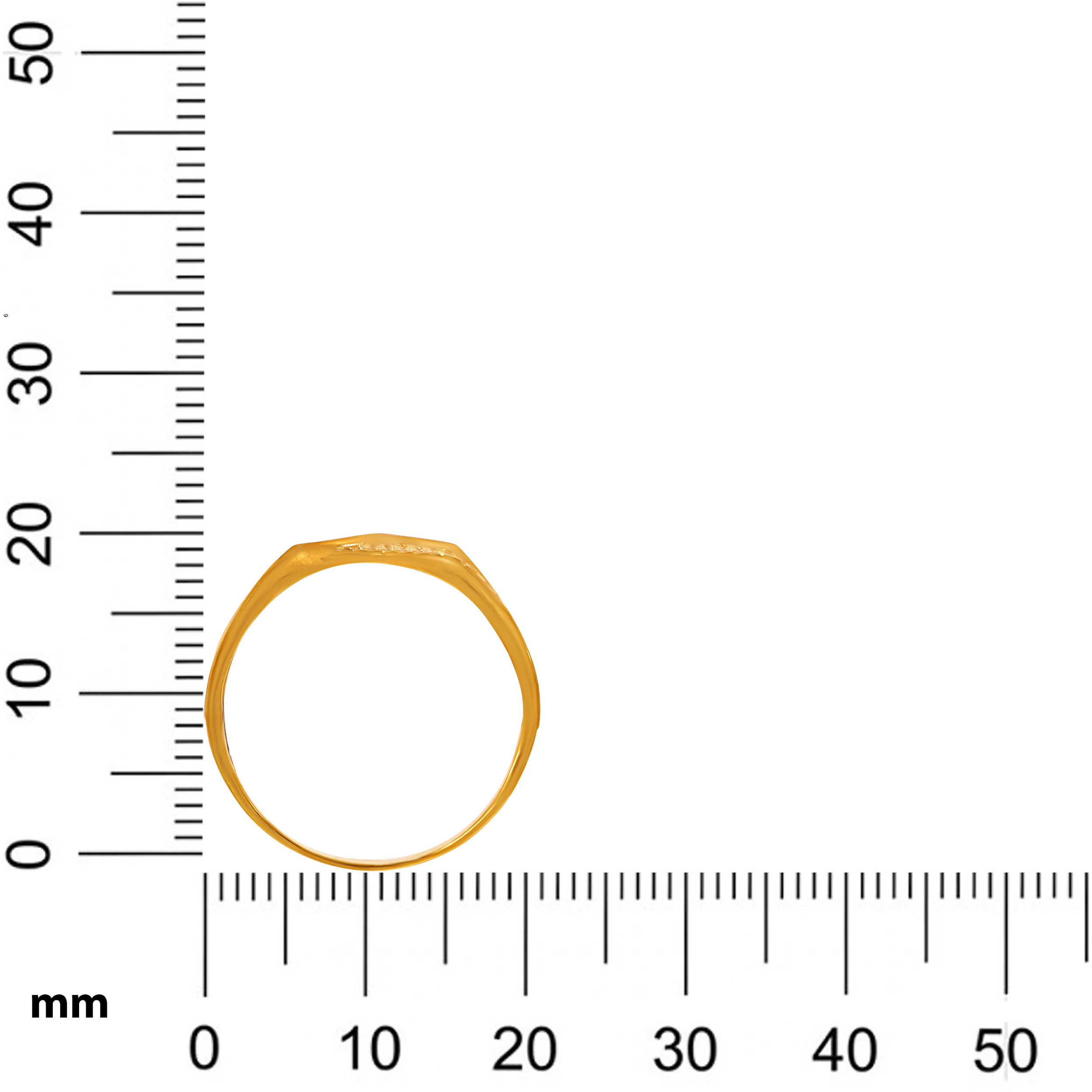 Contour Gleam Men's Gold Ring - Senco Gold and Diamonds