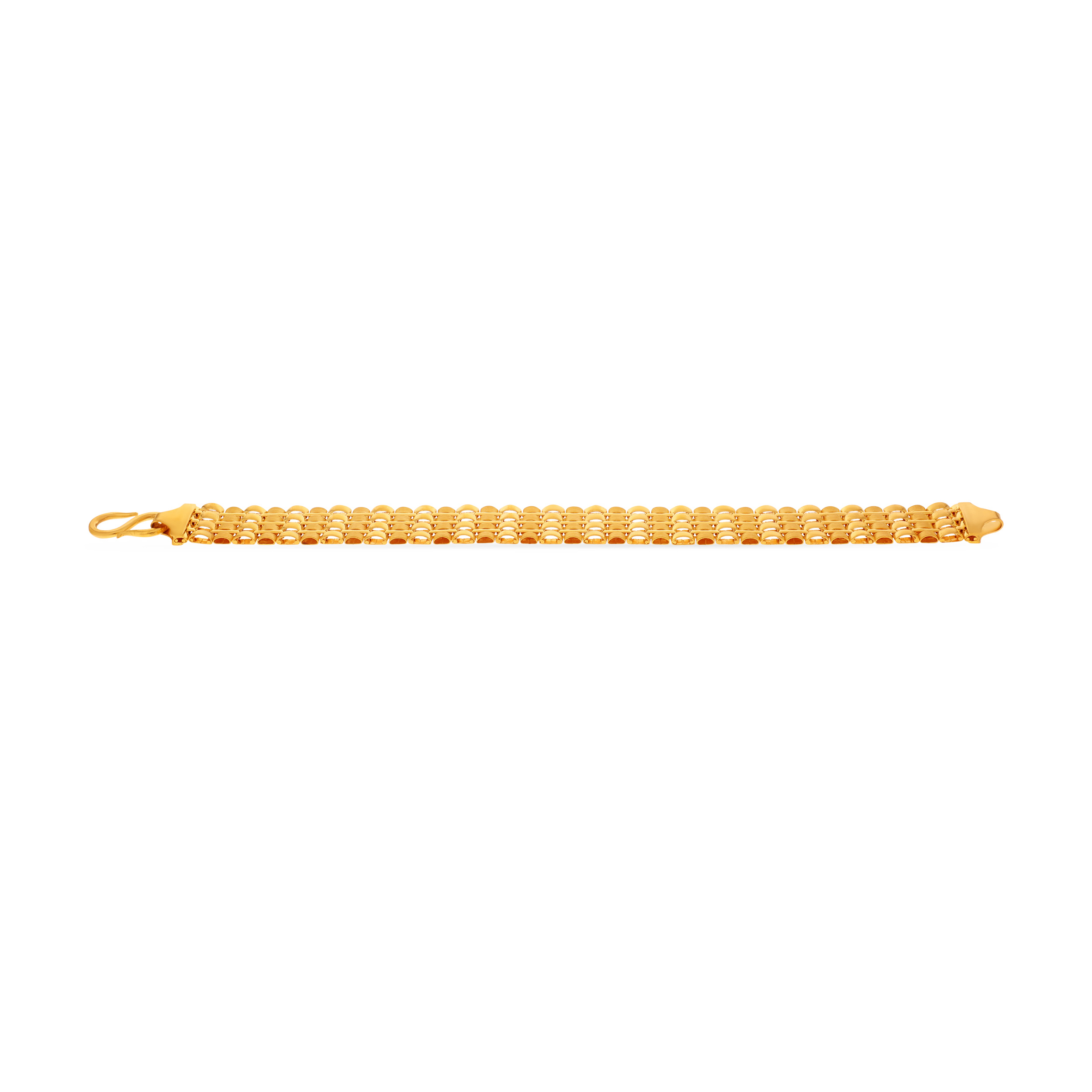 Rugged Warrior Men Gold Wristlet - Senco Gold and Diamonds