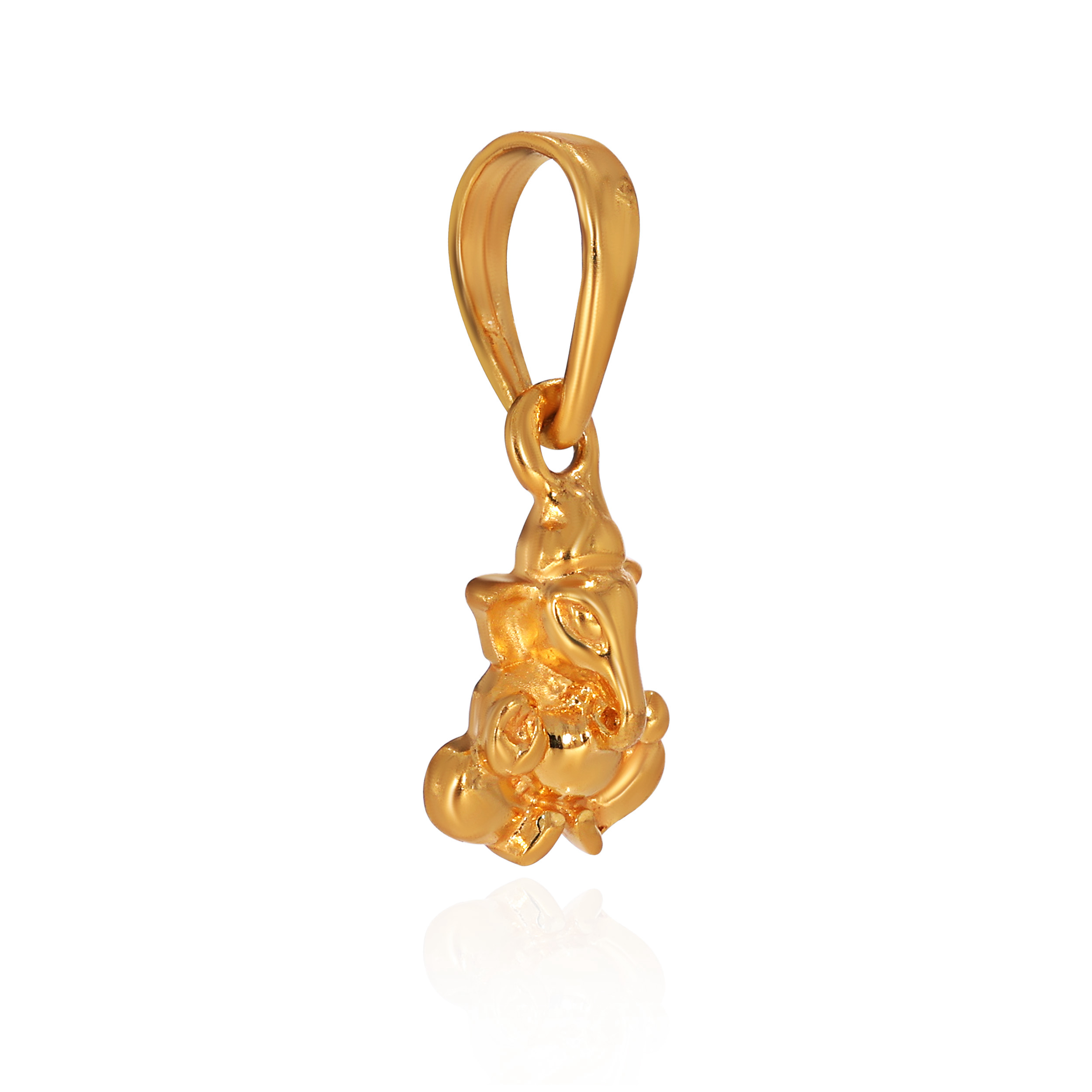 Spiritual Vighnaharta Gold Pendant - Senco Gold and Diamonds