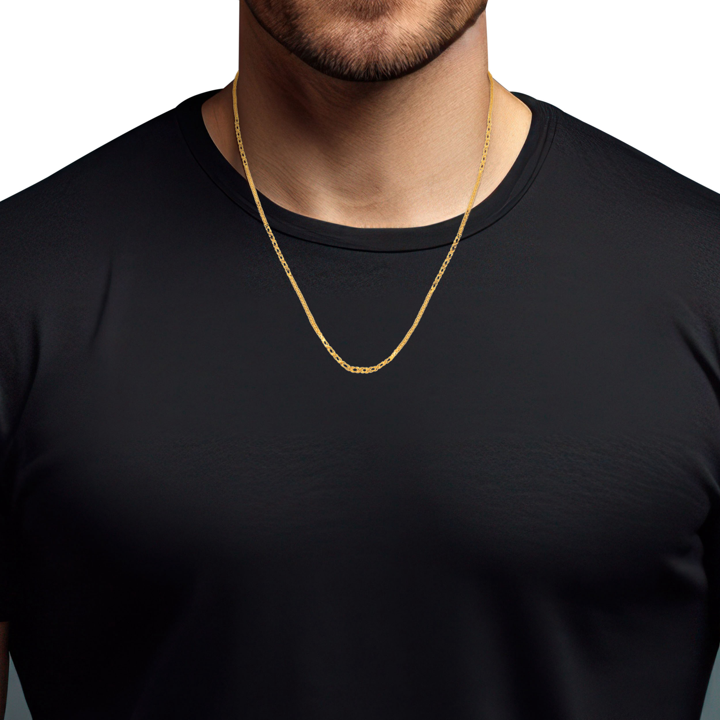 22K Yellow Gold Unisex Chain-GC-D000682946 - Senco Gold and Diamonds