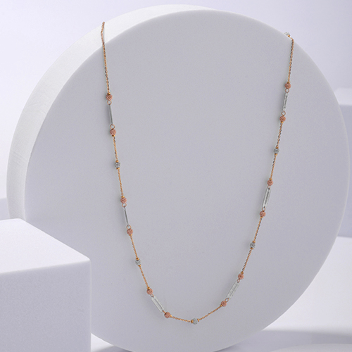 Trio Rhythm Gold Chain - Senco Gold and Diamonds