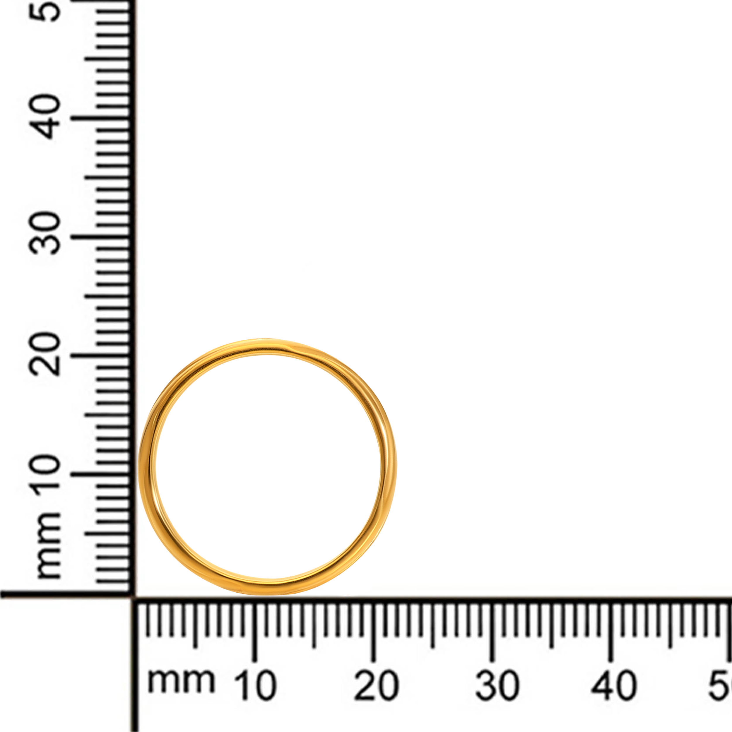 Subtle Groove Classic Men's Gold Band - Senco Gold and Diamonds