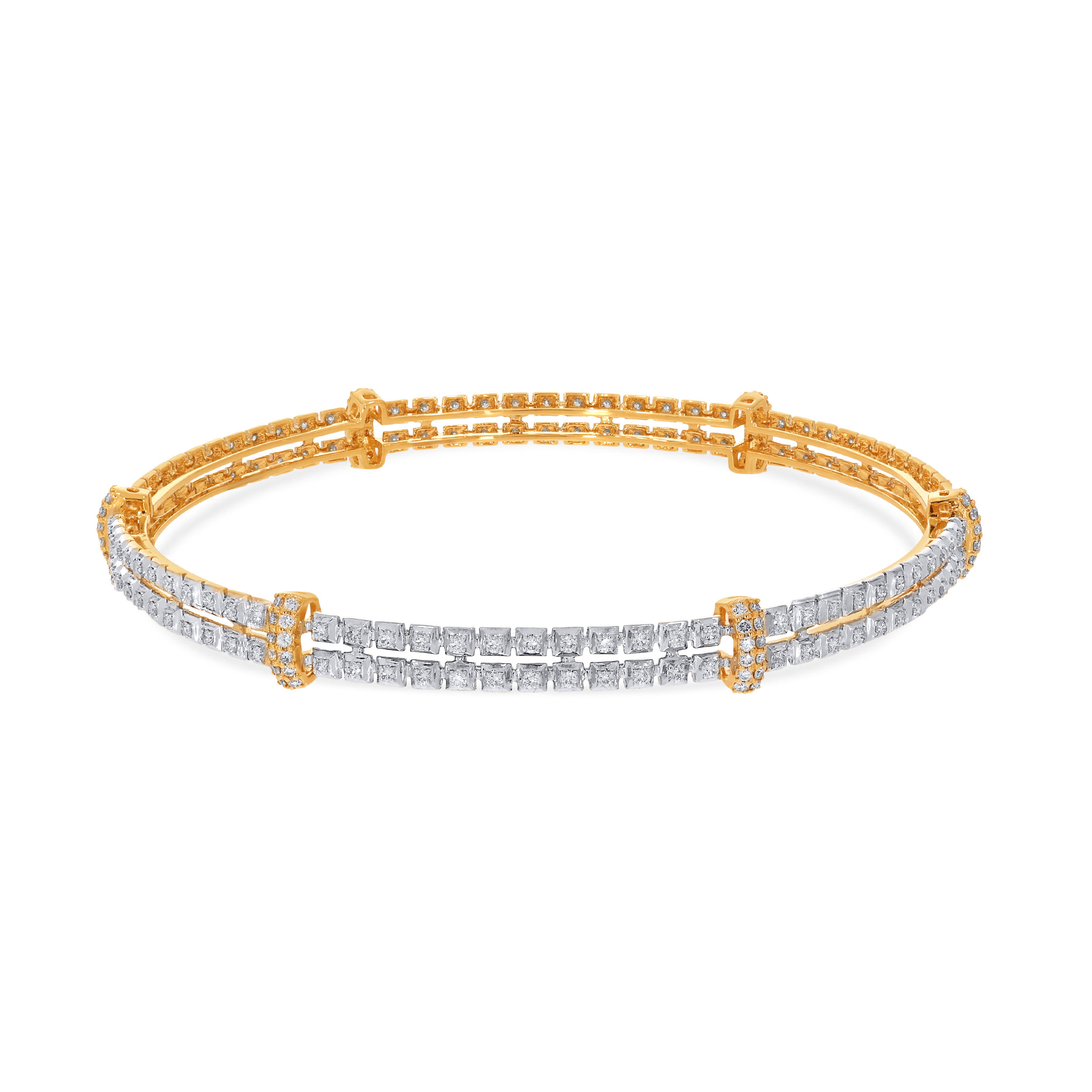 Luminous Lines Diamond Bangle - Senco Gold and Diamonds
