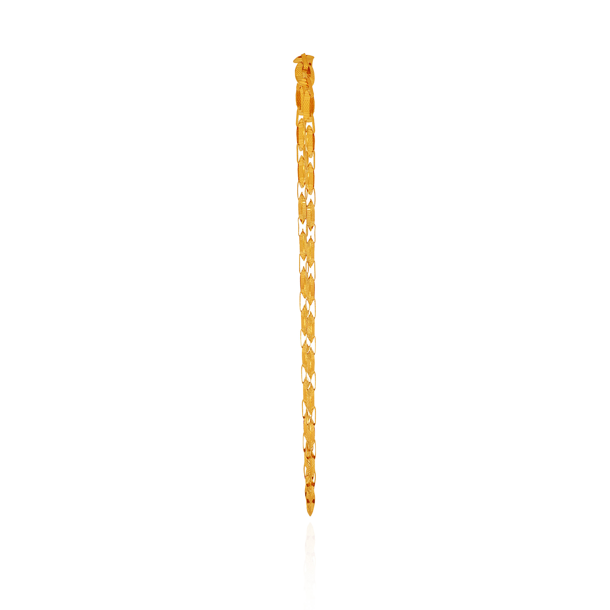 Textured Link Men’s Gold Chain - Senco Gold and Diamonds